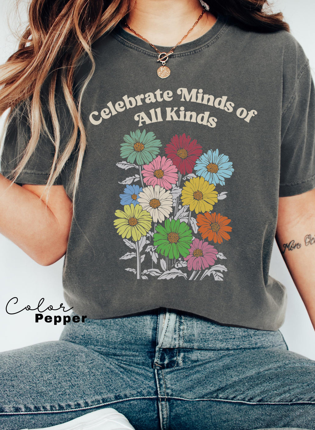 Celebrate Minds of All Kinds Shirt, Autism Awareness Shirt, SPED Teacher Shirt, Teacher Appreciation, Neurodiversity Shirt, Comfort Colors