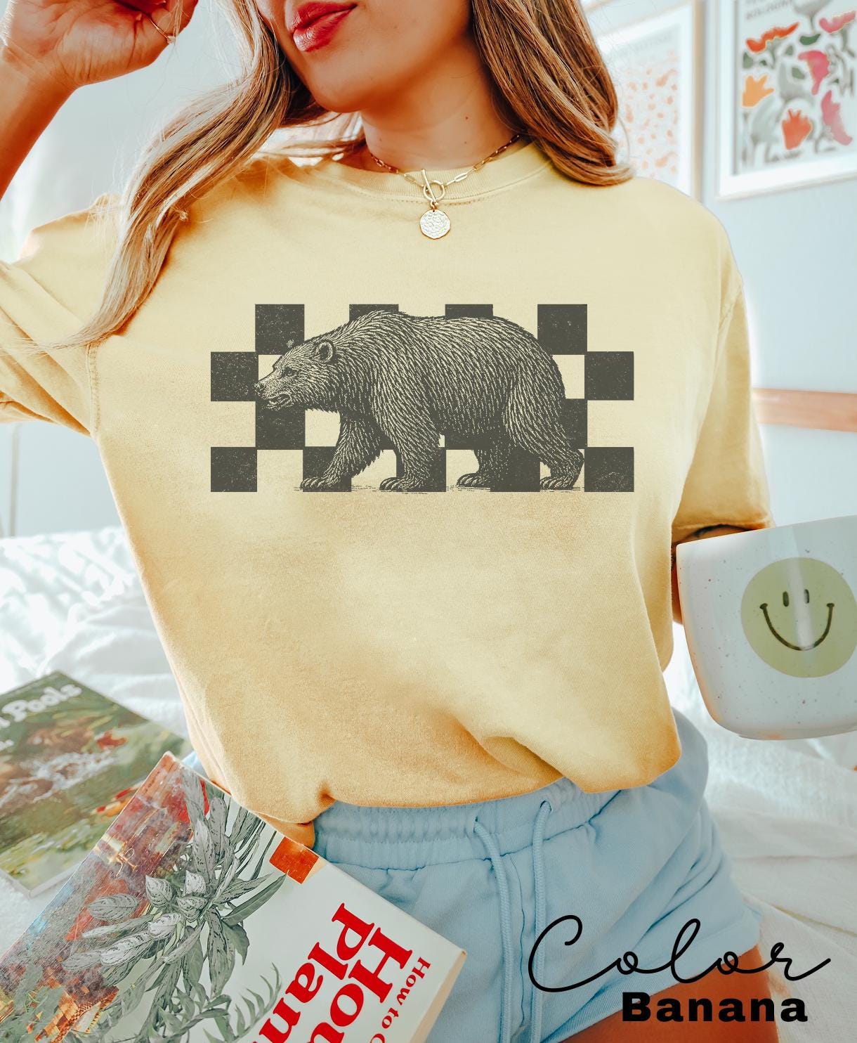 Retro Grizzly Bear Shirt, North American Wildlife Vintage 90s Unisex T-shirt, Nature Shirt, National Parks, Camping Tee, Forestcore, Hiking