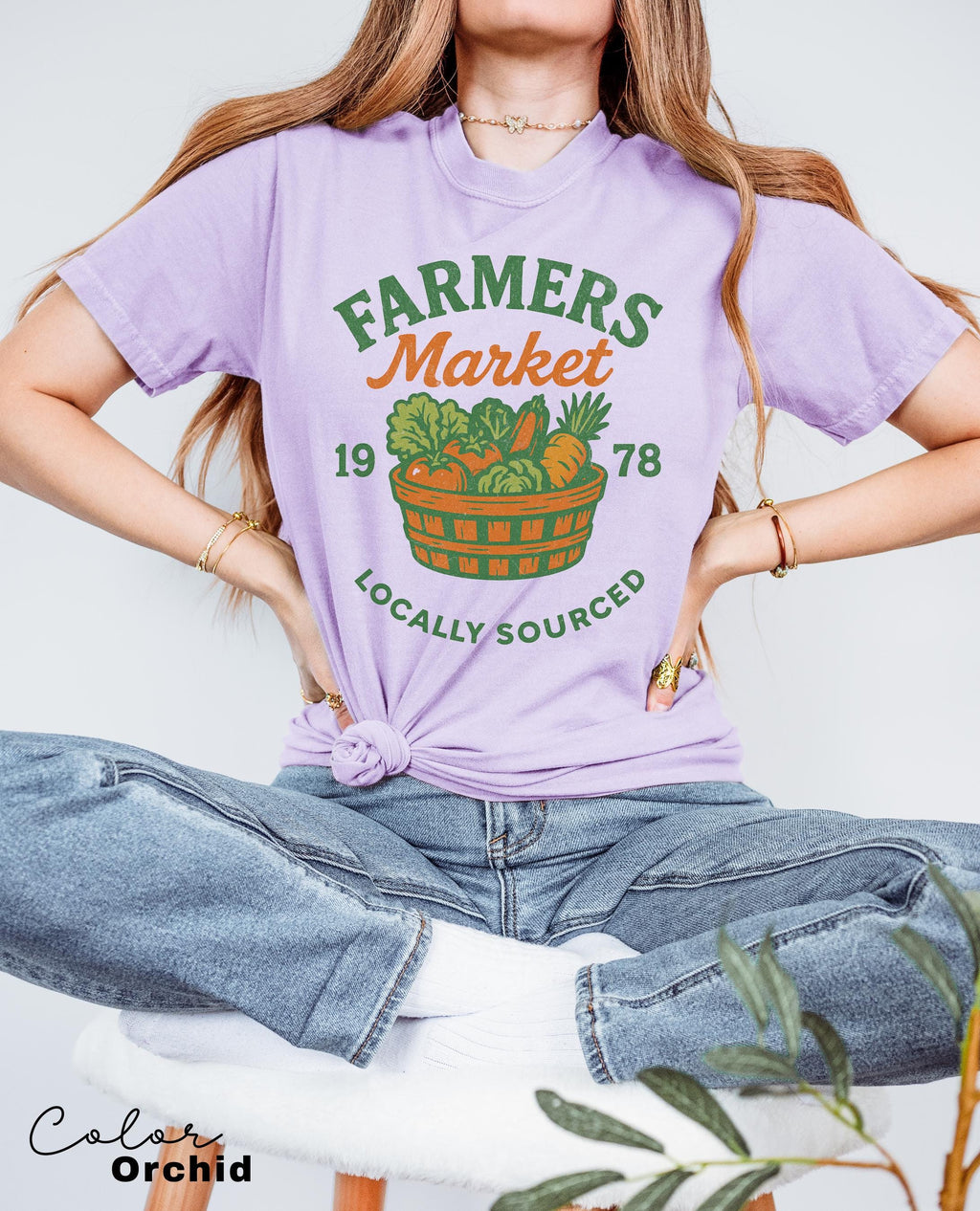 Farmers Market Shirt, Fruit Shirt, Tomato Girl Summer, Cottagecore Shirt, Support Local Shirt, Trendy Comfort Colors, Fresh and Local Shirt