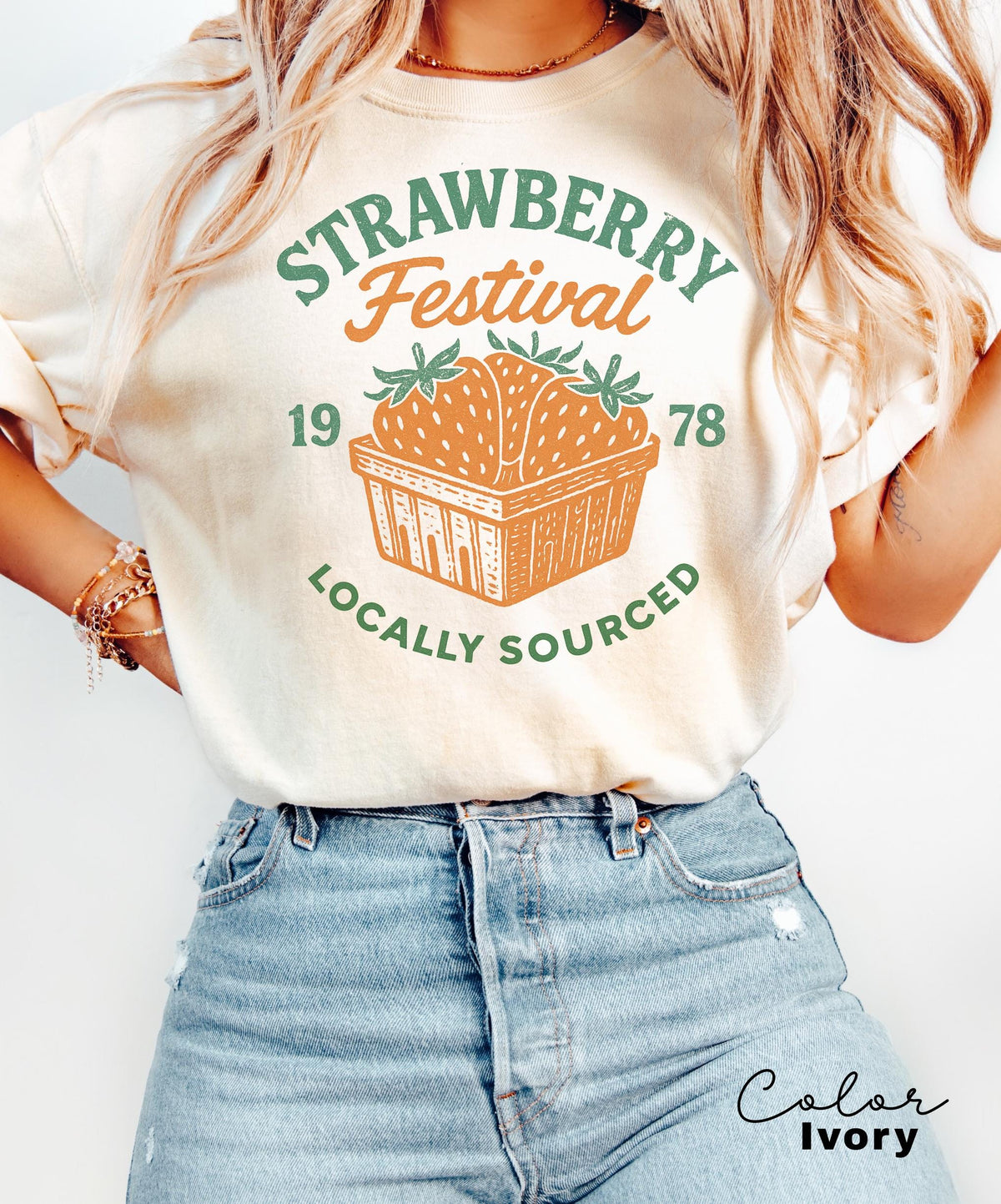 Strawberry Vintage Comfort Colors Shirt, Strawberry Festival Cottagecore Shirt, Strawberry Fruit Shirt, Summer Fruit, Strawberry Festival