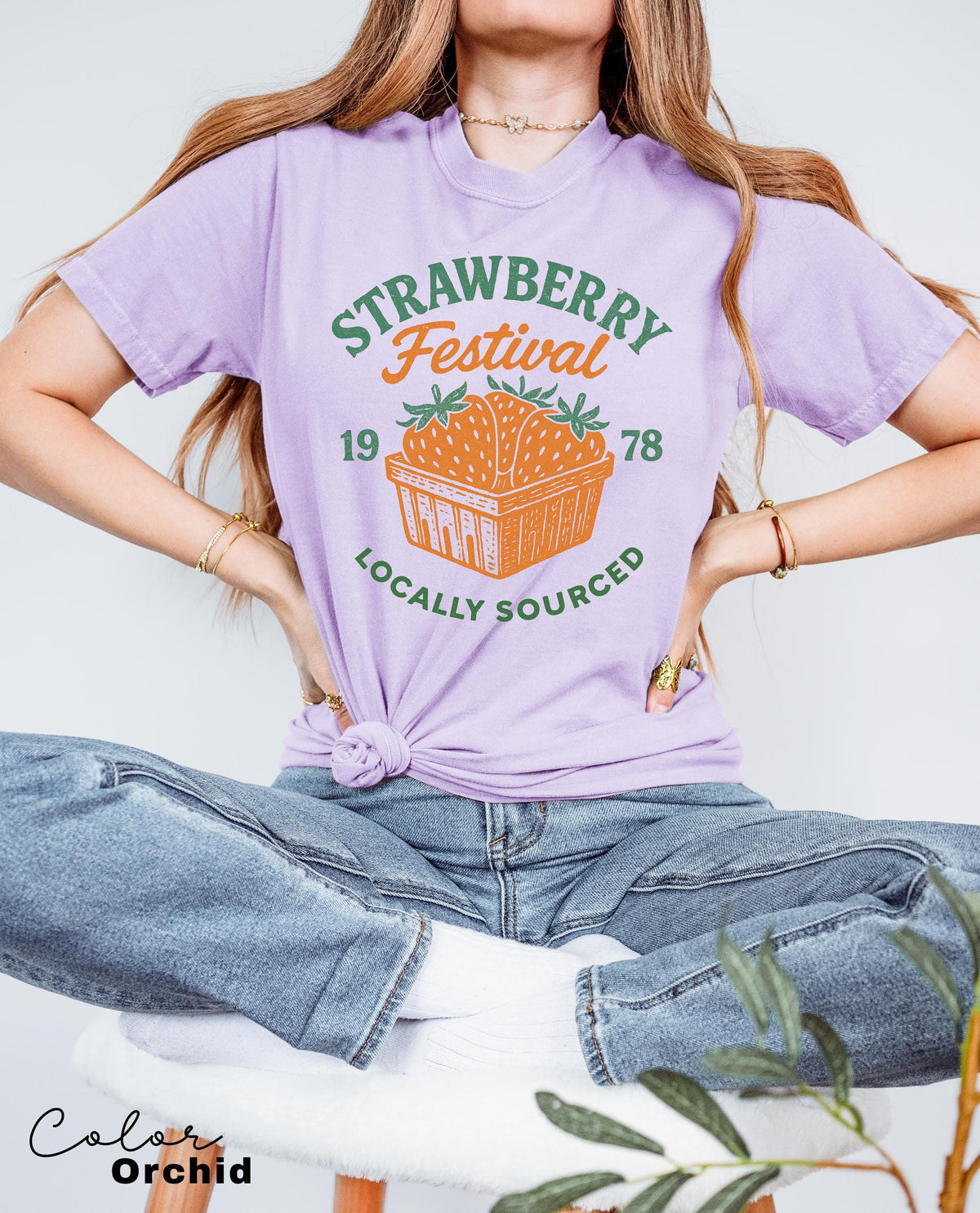 Strawberry Vintage Comfort Colors Shirt, Strawberry Festival Cottagecore Shirt, Strawberry Fruit Shirt, Summer Fruit, Strawberry Festival