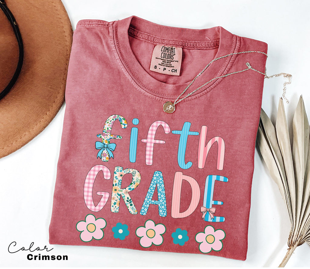 Fifth Grade Teacher T-shirt, Comfort Colors 5th Grade Teacher Shirt, Fifth Grade Teacher, 5th Grade Teacher Shirt, Back to School Shirt,