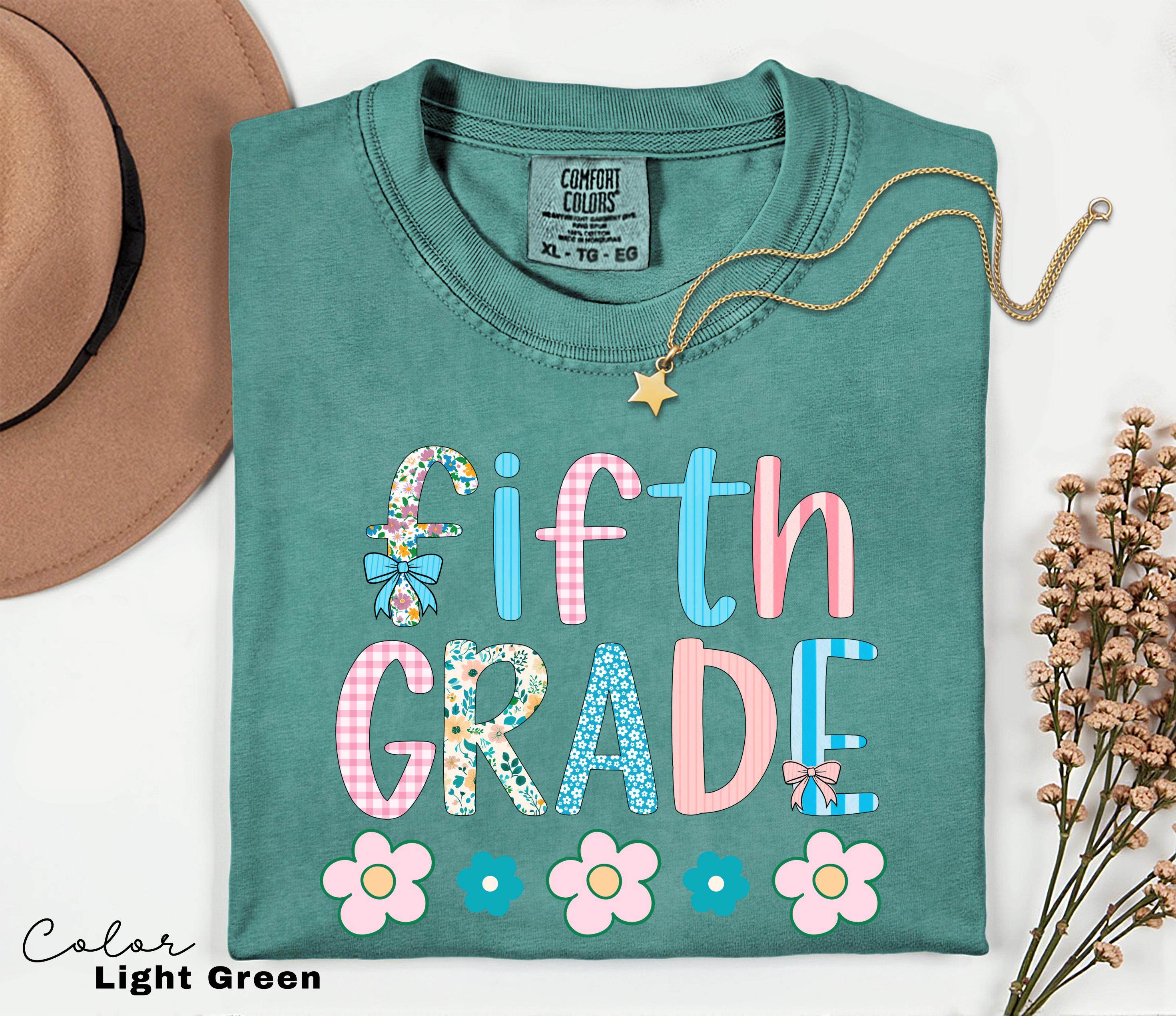 Fifth Grade Teacher T-shirt, Comfort Colors 5th Grade Teacher Shirt, Fifth Grade Teacher, 5th Grade Teacher Shirt, Back to School Shirt,