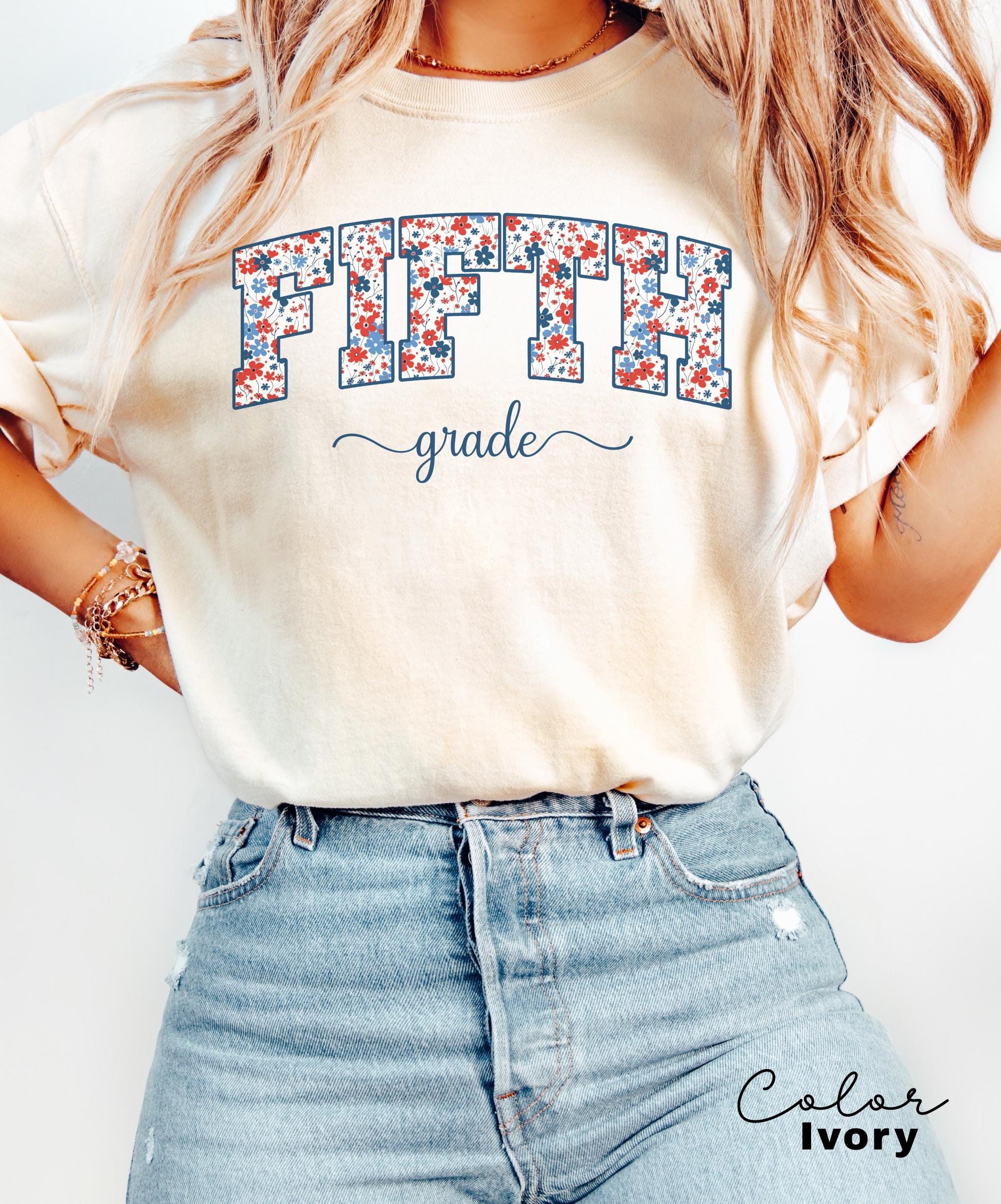 Fifth Grade Teacher T-shirt, Comfort Colors 5th Grade Teacher Shirt, Fifth Grade Teacher, 5th Grade Teacher Shirt, Back to School Shirt,