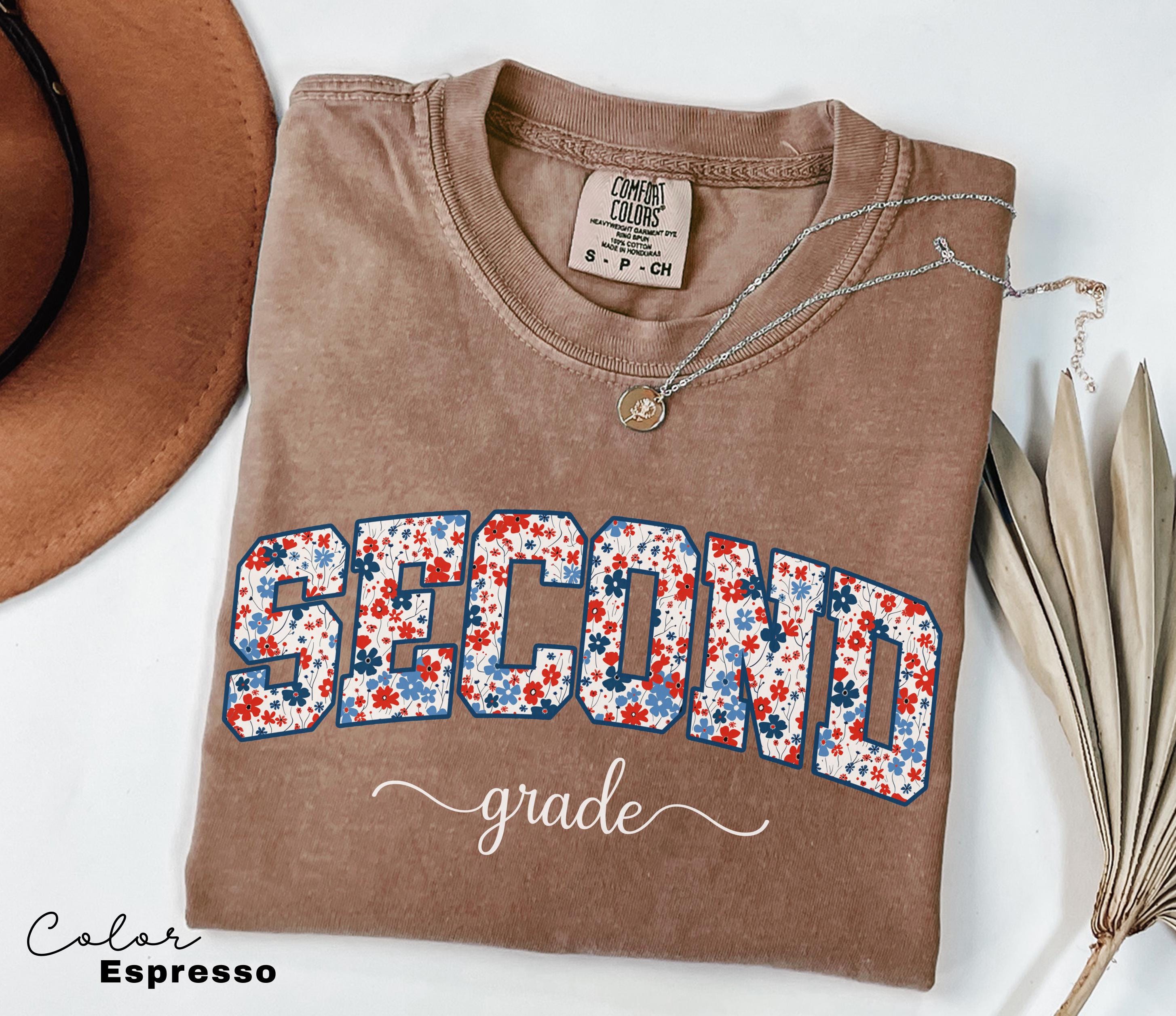 Comfort Colors Second Grade Teacher Shirt, Coquette Bow 2nd Grade Teacher Shirt, Second Grade Teacher Tshirt, Elementary Teacher Shirts
