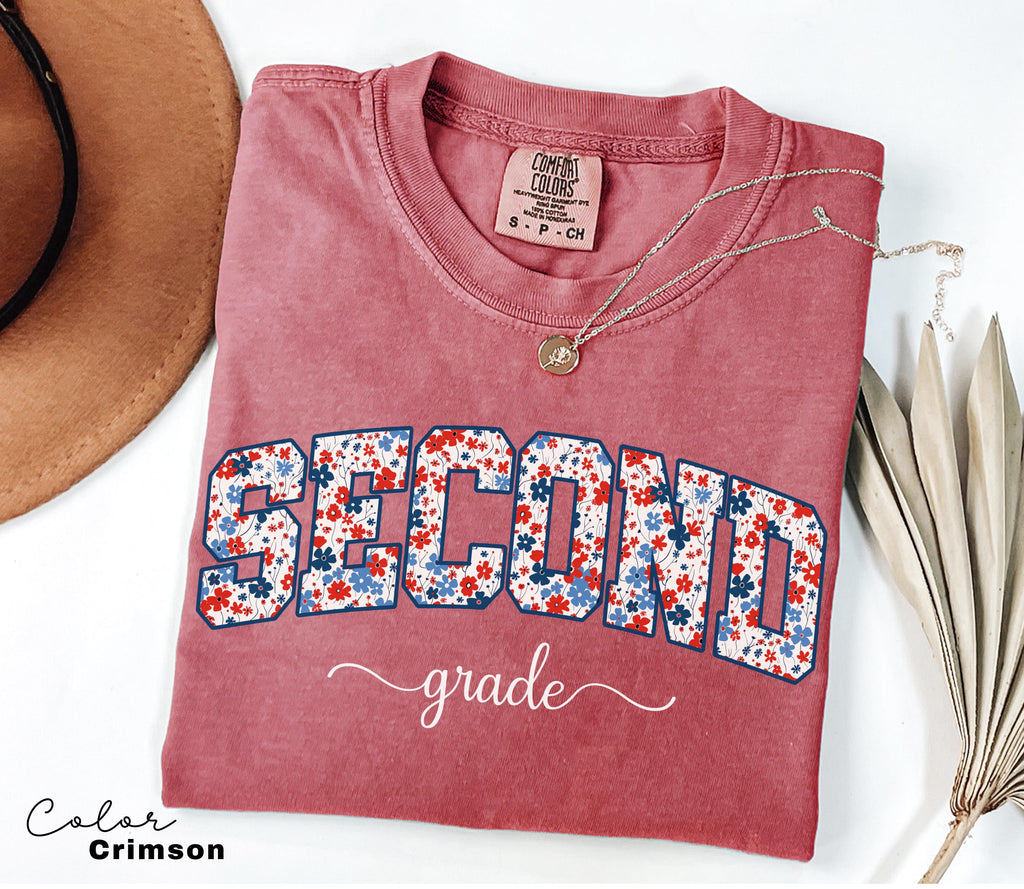 Comfort Colors Second Grade Teacher Shirt, Coquette Bow 2nd Grade Teacher Shirt, Second Grade Teacher Tshirt, Elementary Teacher Shirts