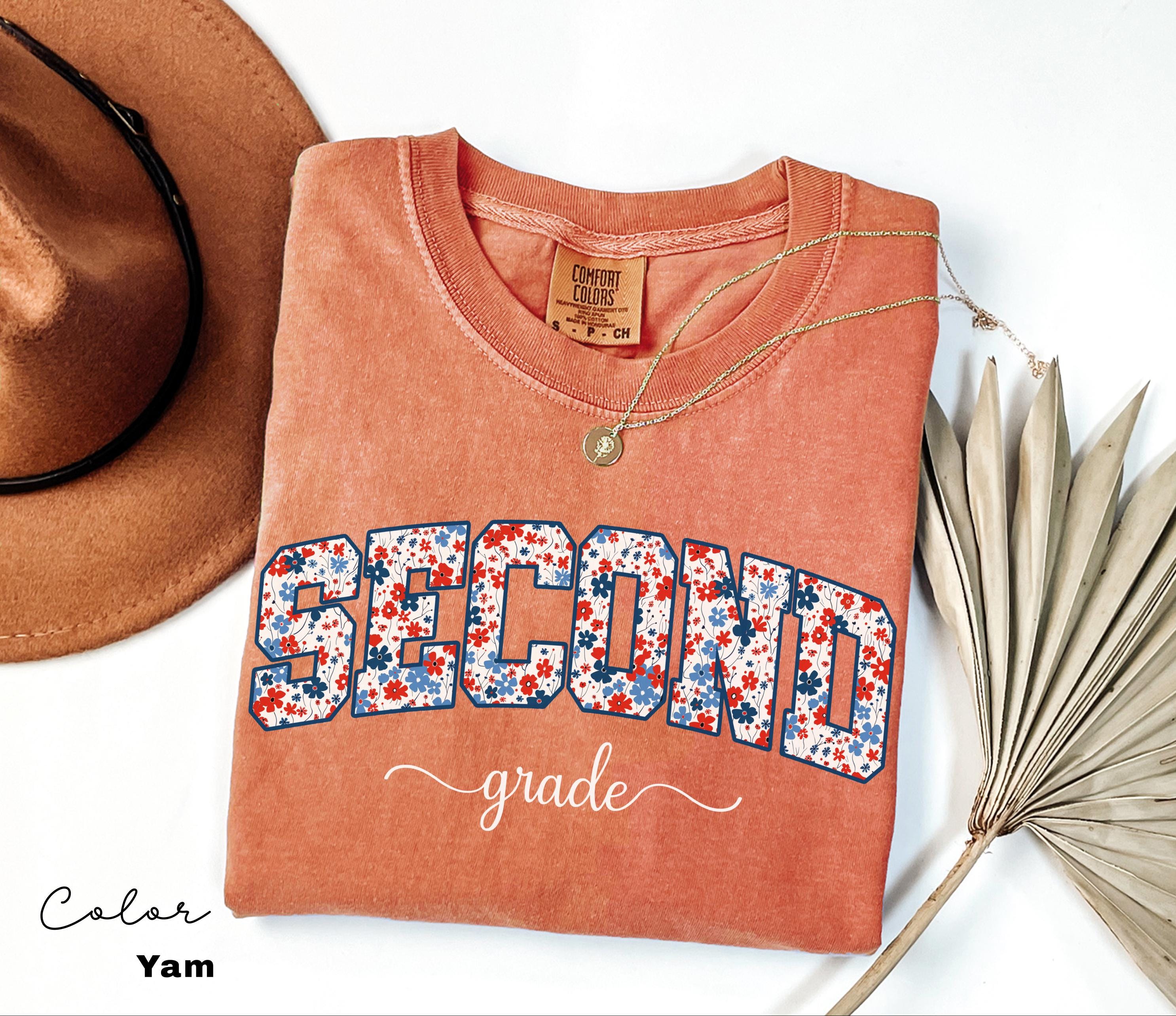 Comfort Colors Second Grade Teacher Shirt, Coquette Bow 2nd Grade Teacher Shirt, Second Grade Teacher Tshirt, Elementary Teacher Shirts