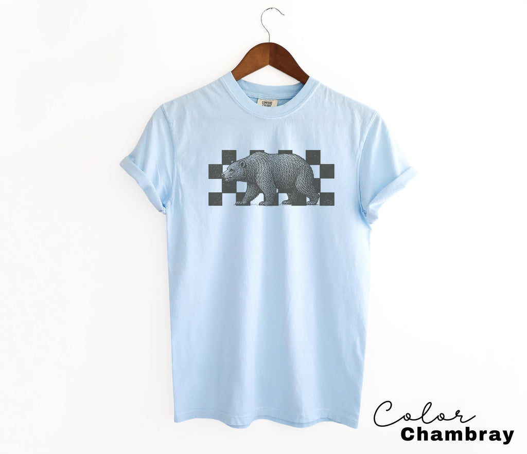 Retro Grizzly Bear Shirt, North American Wildlife Vintage 90s Unisex T-shirt, Nature Shirt, National Parks, Camping Tee, Forestcore, Hiking