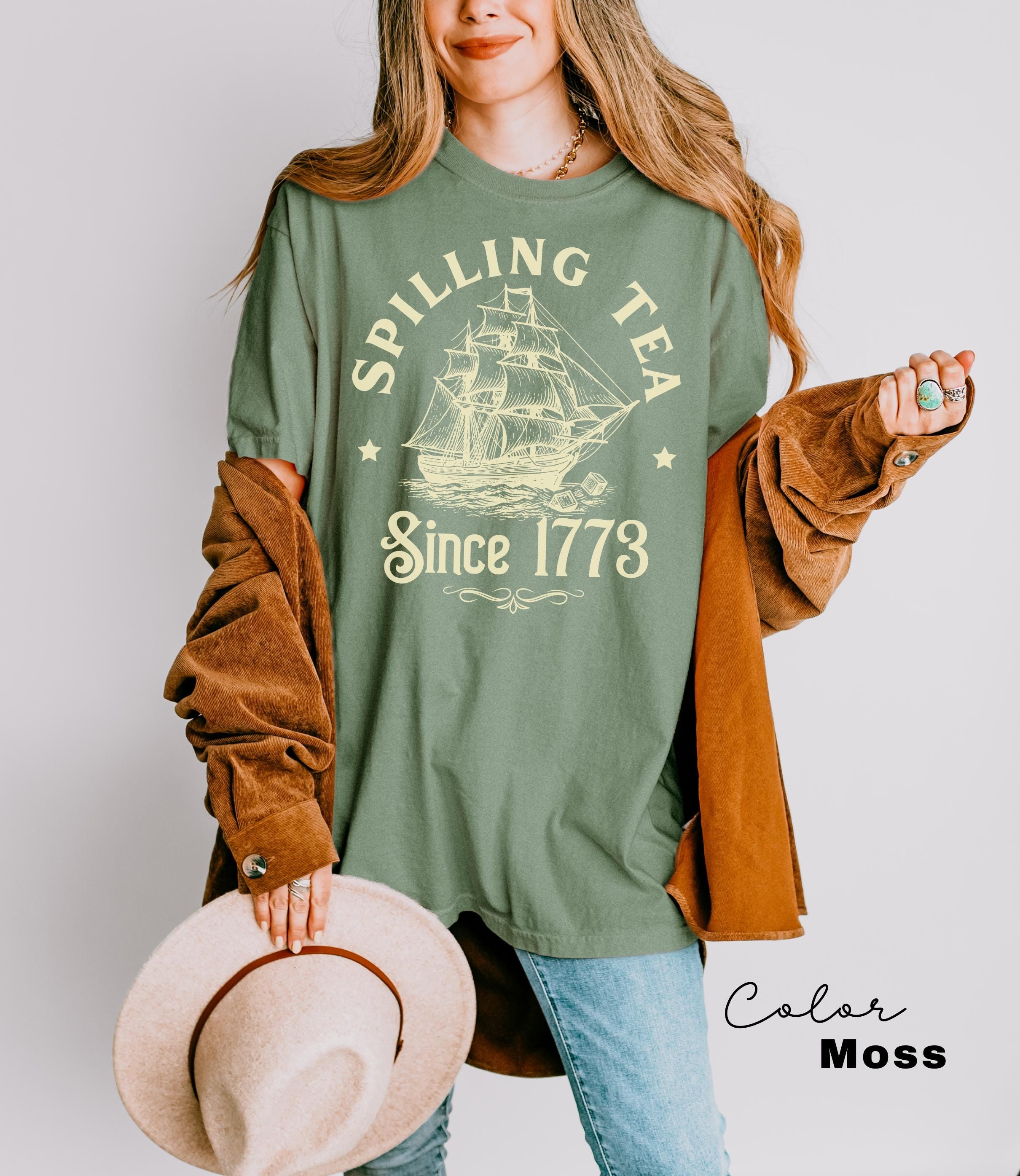 Spilling The Tea Since 1773 Shirt, 4th of July Shirt, Funny History Teacher Shirt, History Lover Shirt Gift, USA Patriotic Shirt,