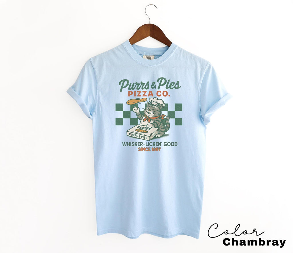 Retro Cat Shirt, Cats 90s Vintage Style Tshirt, Funny Cat Pizza Shirt, Cat Lovers Gift, Cute Cat Shirts,Kitten T-Shirt, Gift for Her,