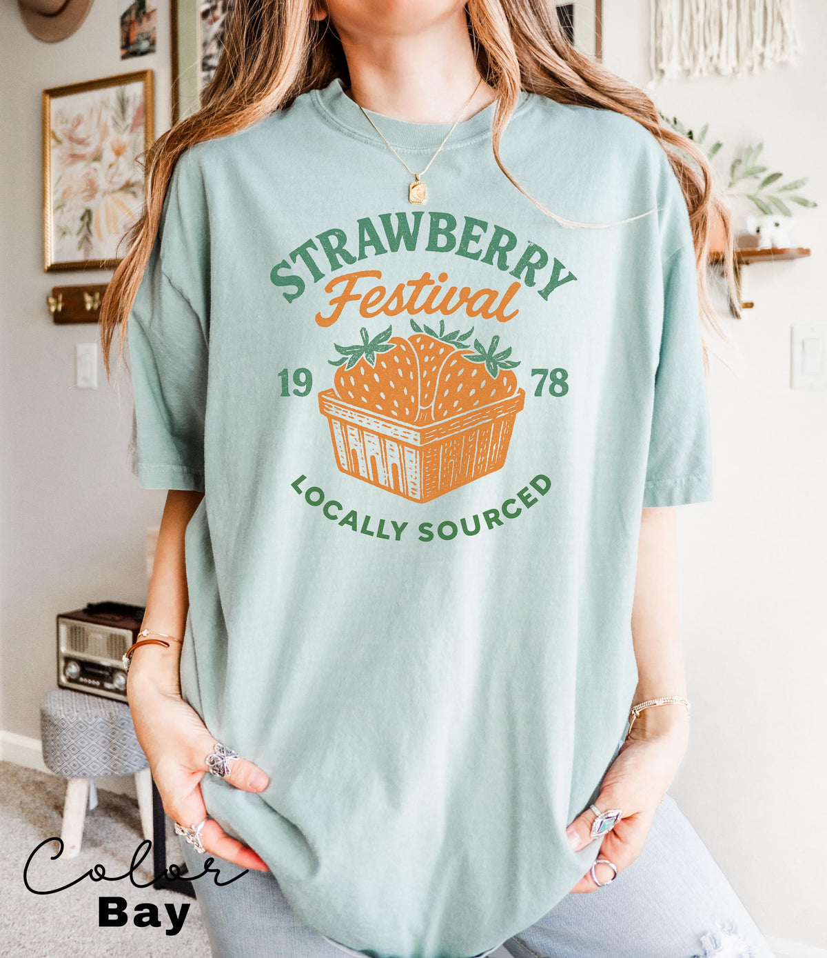 Strawberry Vintage Comfort Colors Shirt, Strawberry Festival Cottagecore Shirt, Strawberry Fruit Shirt, Summer Fruit, Strawberry Festival