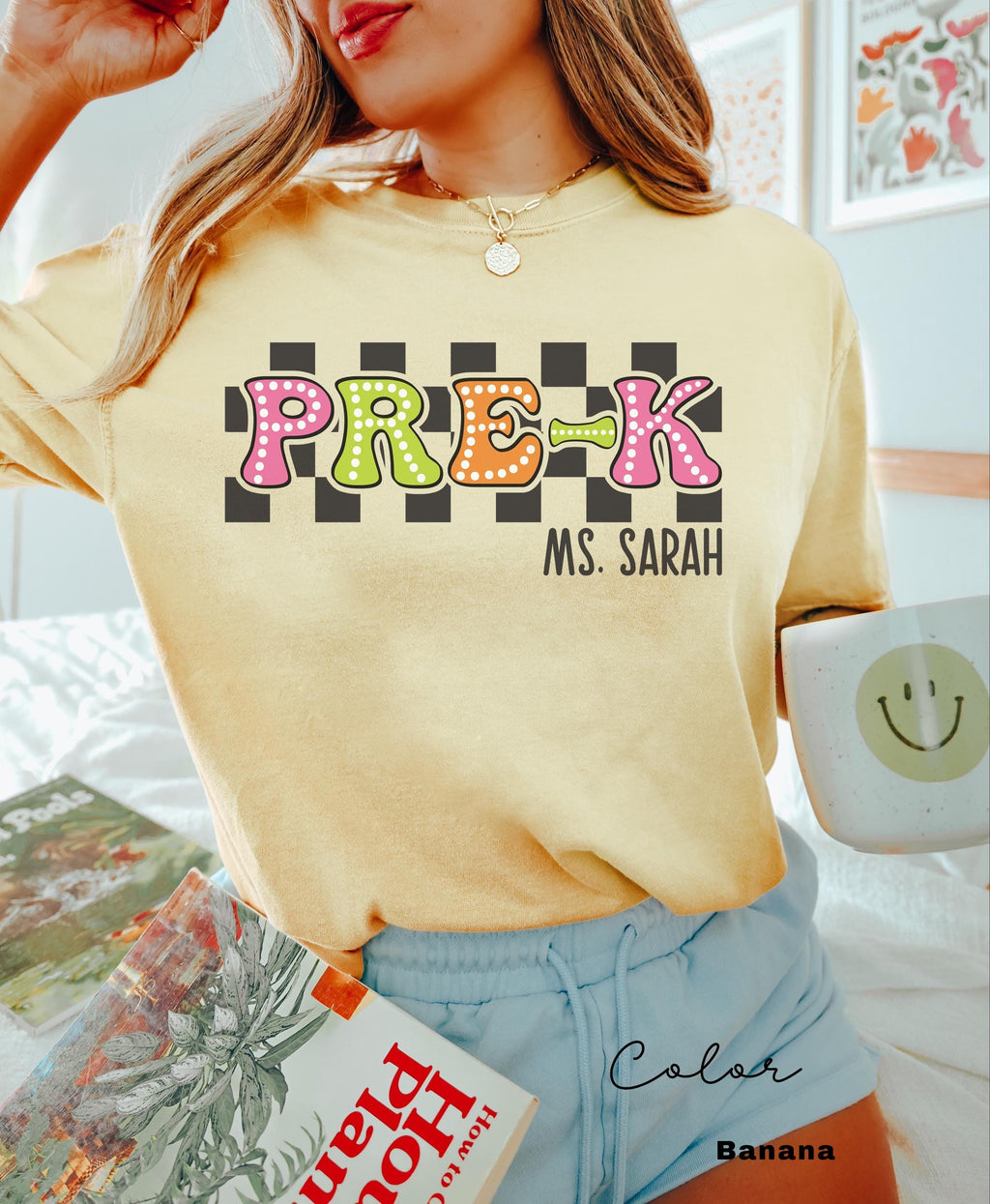 Pre-k Custom Teacher Name Shirt, Teacher Shirt, Gift For Teacher, Pre-K Teachers Shirt, Pre Shirt For Teacher, Back to School Shirt