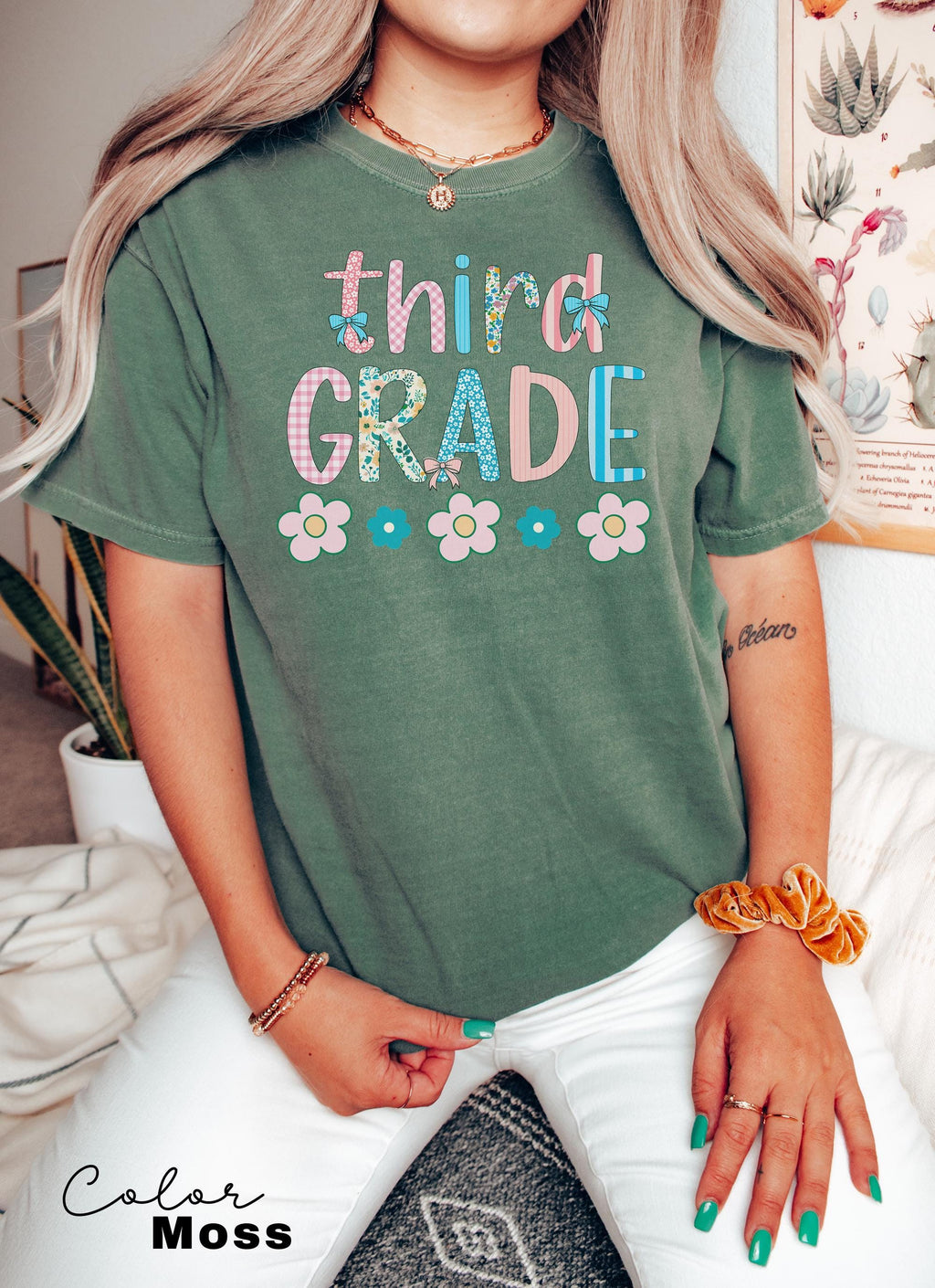 Comfort Colors Third Grade Teacher Shirt, Coquette Bow 3rd Grade Teacher Shirt, Third Grade Teacher Tshirt, Elementary Teacher Crew Group