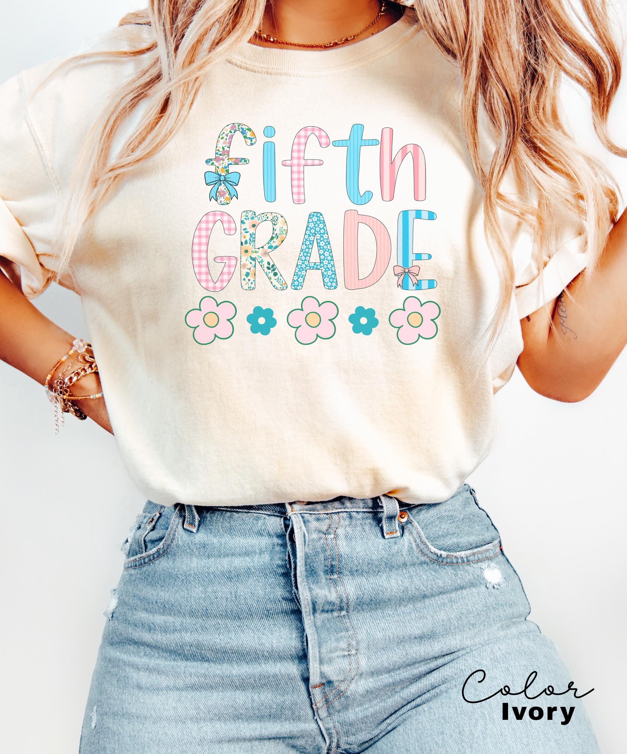 Fifth Grade Teacher T-shirt, Comfort Colors 5th Grade Teacher Shirt, Fifth Grade Teacher, 5th Grade Teacher Shirt, Back to School Shirt,