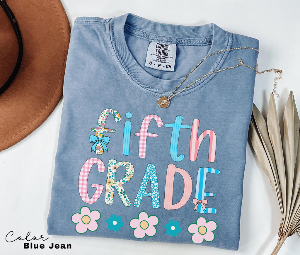 Fifth Grade Teacher T-shirt, Comfort Colors 5th Grade Teacher Shirt, Fifth Grade Teacher, 5th Grade Teacher Shirt, Back to School Shirt,