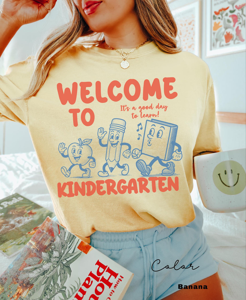 Comfort Colors Kindergarten Teacher Shirt, Kindergarten TShirt, Elementary School, Teaching Tee, First Day Of Kindergarten, Teacher Team,