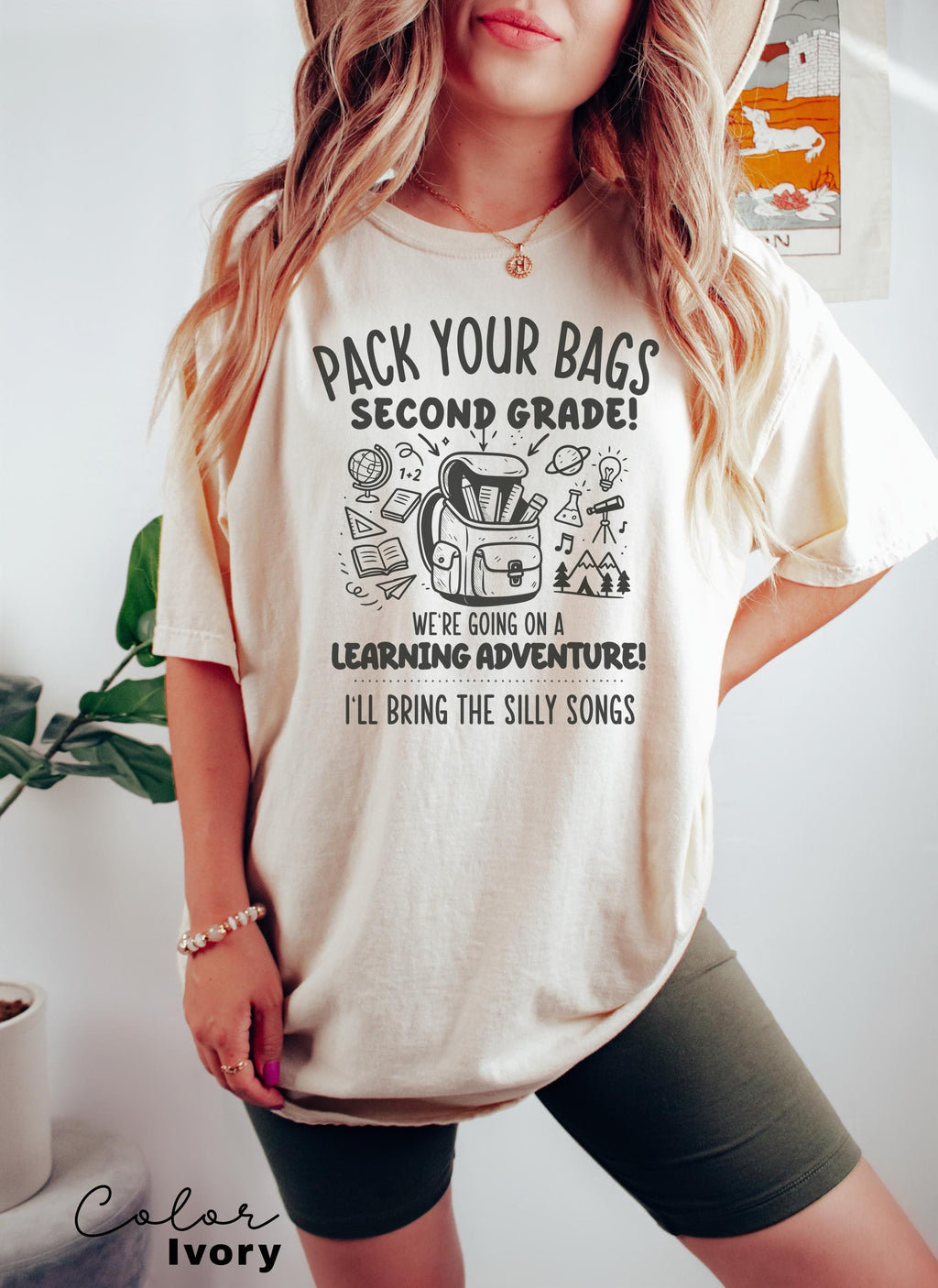 Funny Teacher Team Second Grade Shirts, Back to School, Teacher Group, First Day of School, Matching Staff, Most Likely, Pack Your Bags