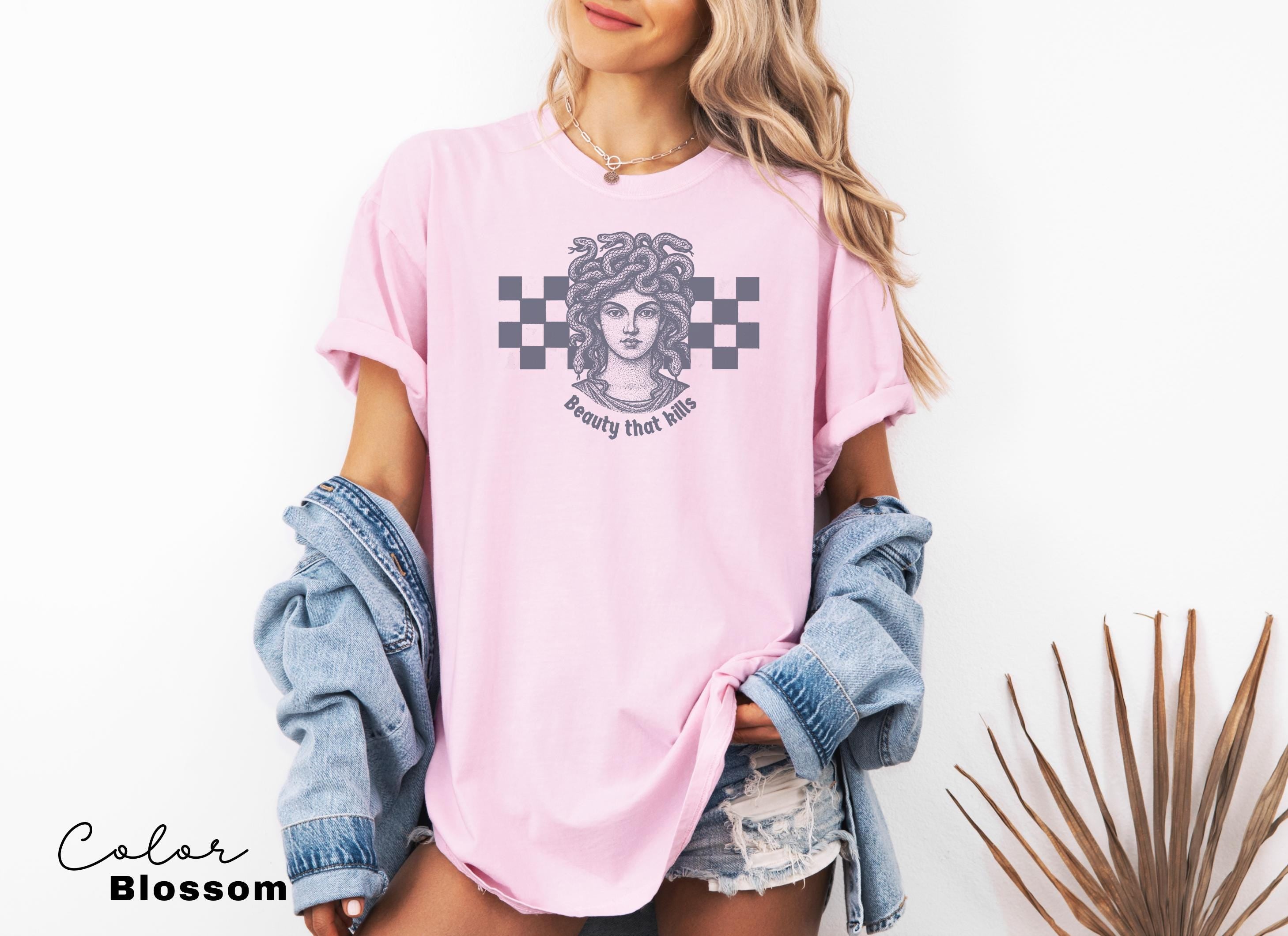 Retro Medusa Funny Shirt, Beauty That Kills, Sarcastic Shirt, Feminist Shirt, Women's Empowerment Shirt, Comfort Colors, Feminism Tee