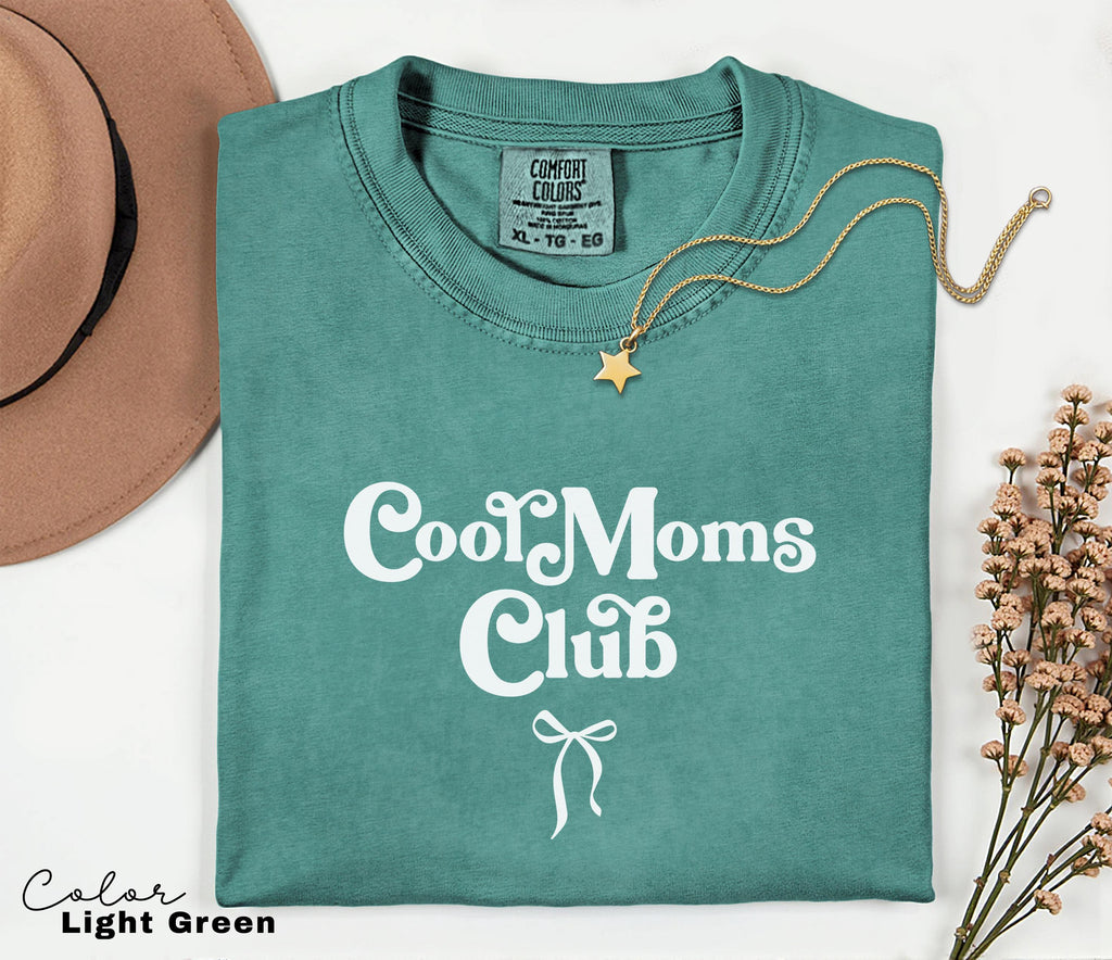 Cool Moms Club Comfort Colors Shirt, Funny Wife Shirt, Mom to be, Cool Mom Shirt, Gift for Him, Mothers Day Gift, Mother's Shirt, Mommy Tee