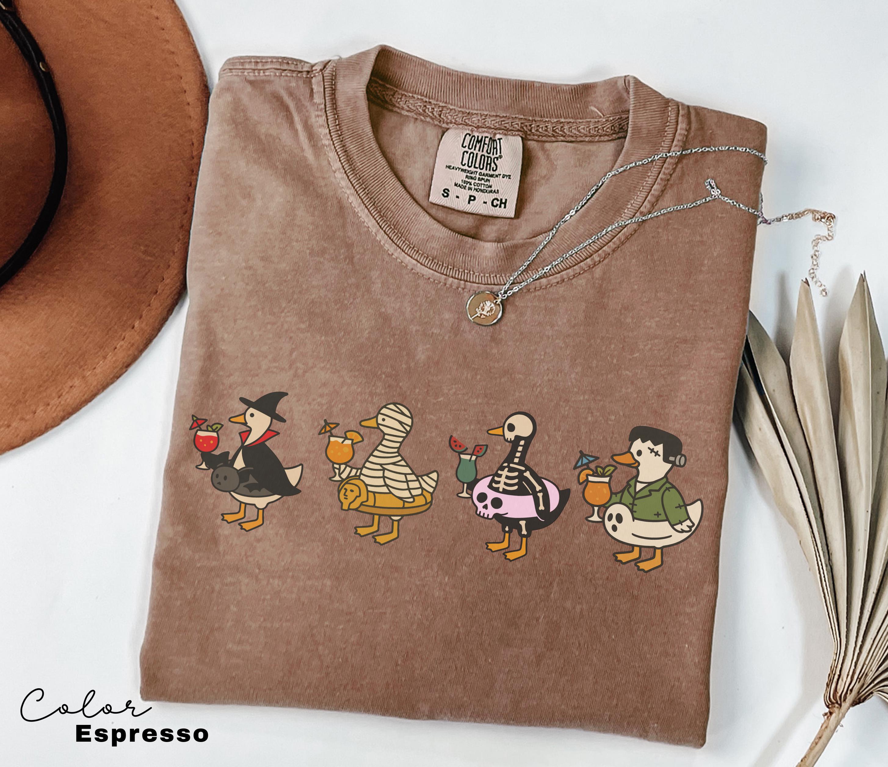 Halloween Summer Shirt, Summerween Beach Shirt, Halloween Goose, Spooky Season, Comfort Colors Summer Shirt, Cute Summer Ween Shirt,
