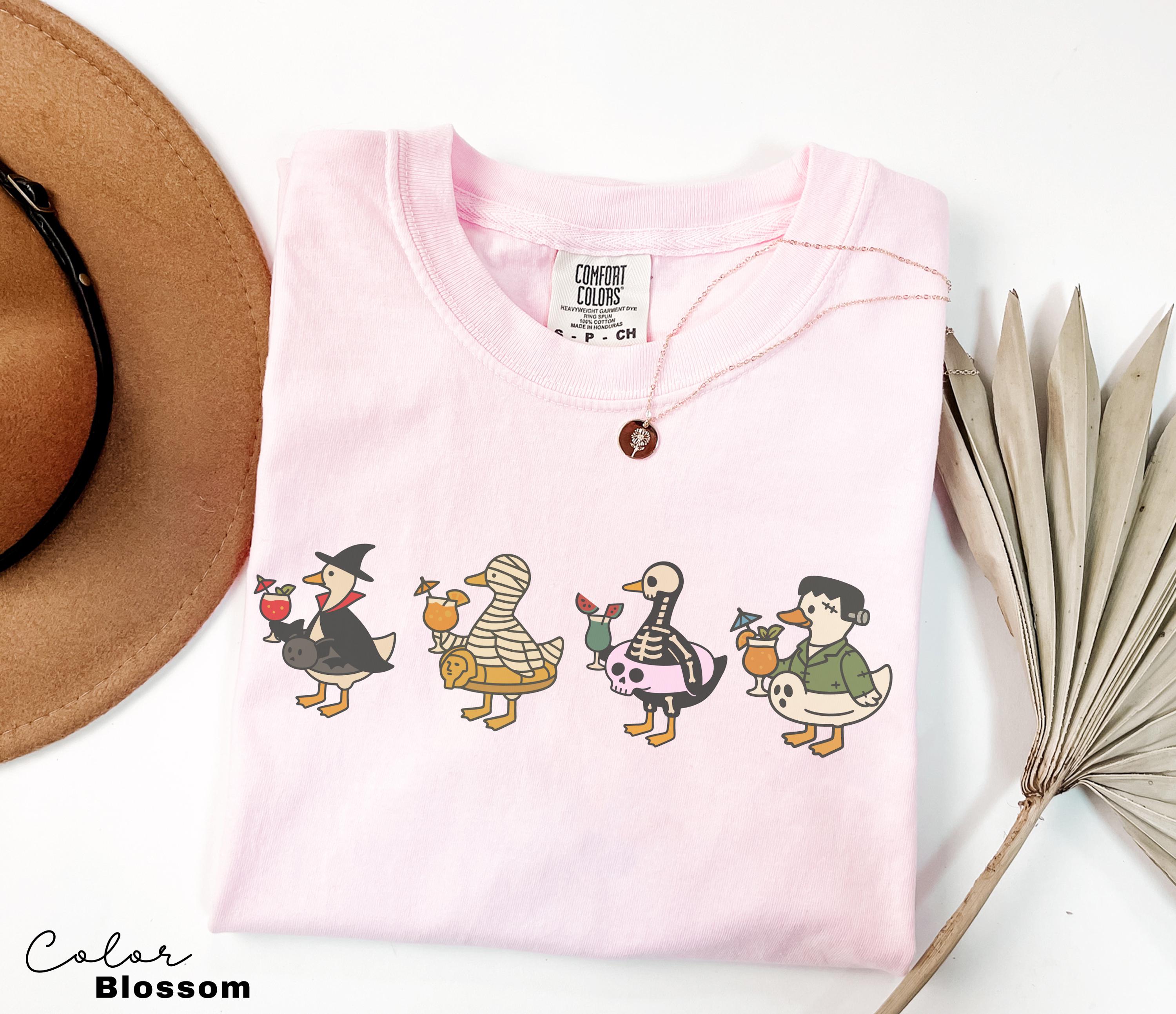 Halloween Summer Shirt, Summerween Beach Shirt, Halloween Goose, Spooky Season, Comfort Colors Summer Shirt, Cute Summer Ween Shirt,
