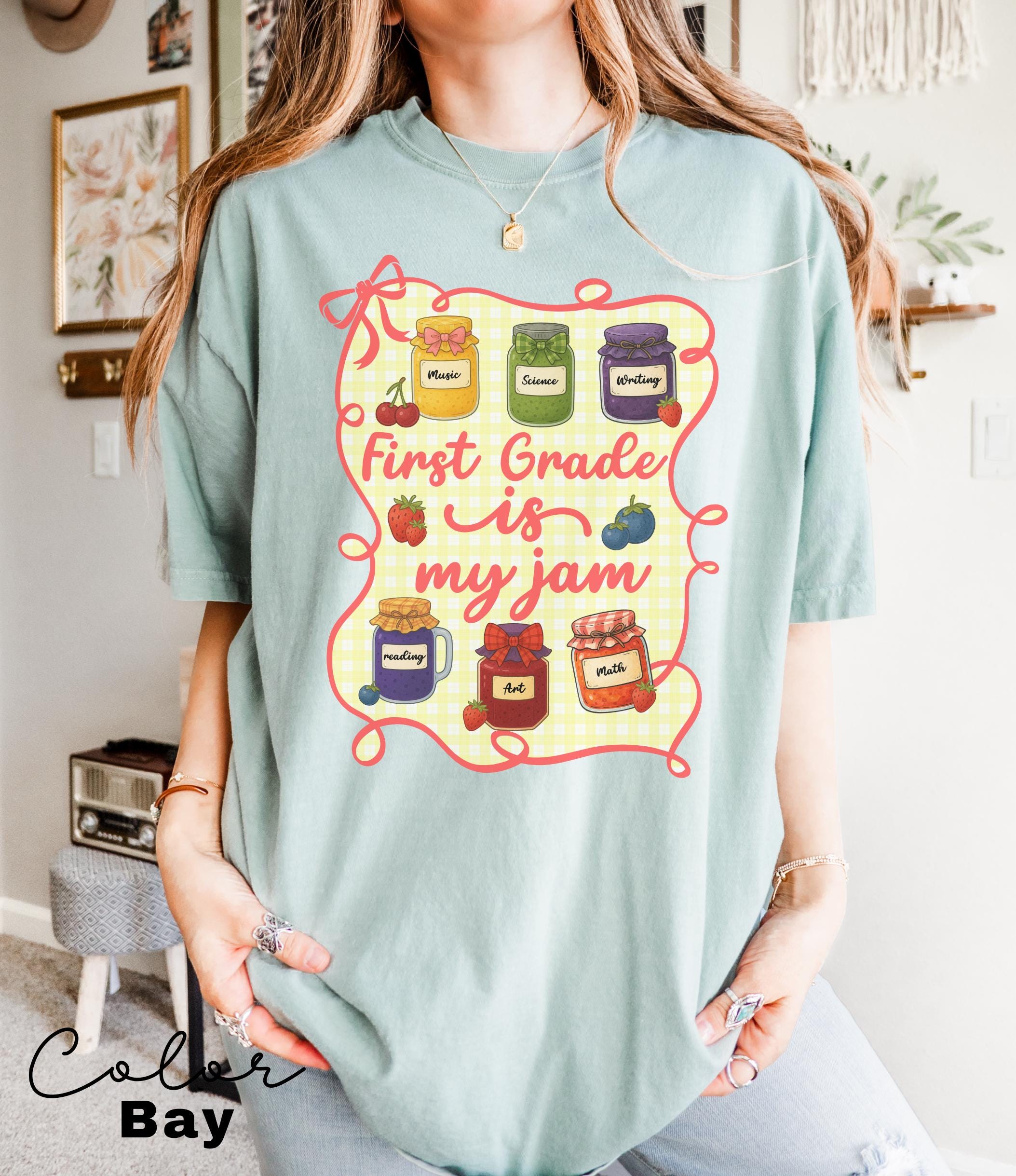 Comfort Colors First Grade Teacher Shirt, First Grade is My Jam, 1st Grade Teacher, First Grade Teacher Appreciation, 1st Grade Team, Group