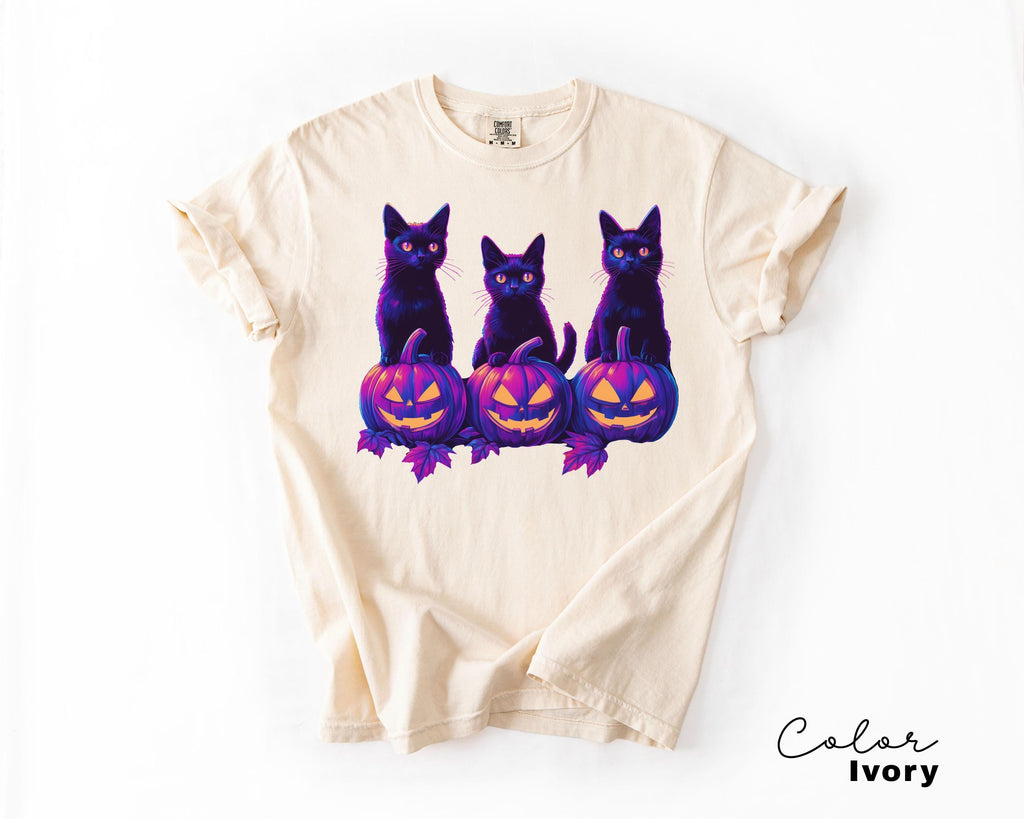 Spooky Cat Halloween Shirt, Vintage 90s Halloween Cat Shirt, Retro Cat Shirt, Halloween Shirt, Retro Halloween Tee, Spooky Season, Pumpkin