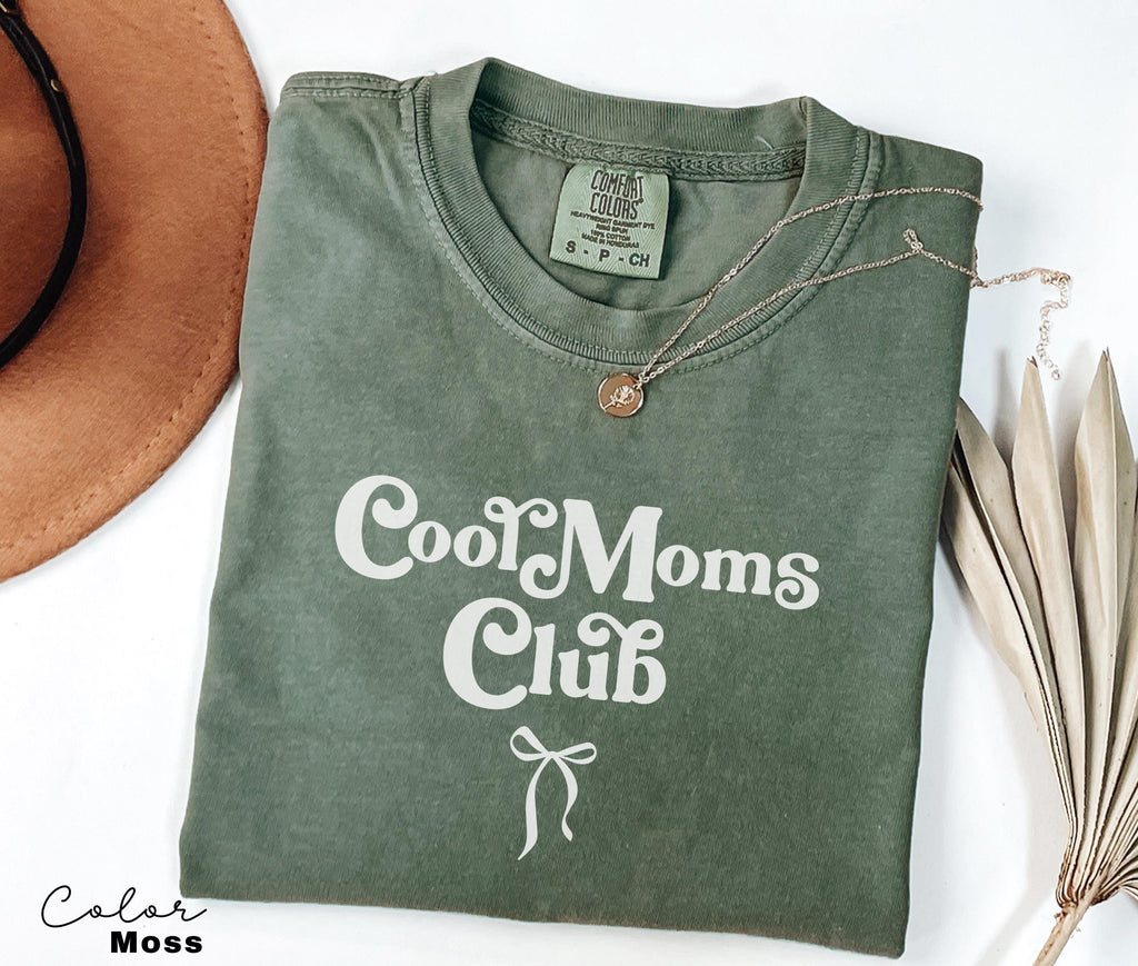 Cool Moms Club Comfort Colors Shirt, Funny Wife Shirt, Mom to be, Cool Mom Shirt, Gift for Him, Mothers Day Gift, Mother's Shirt, Mommy Tee