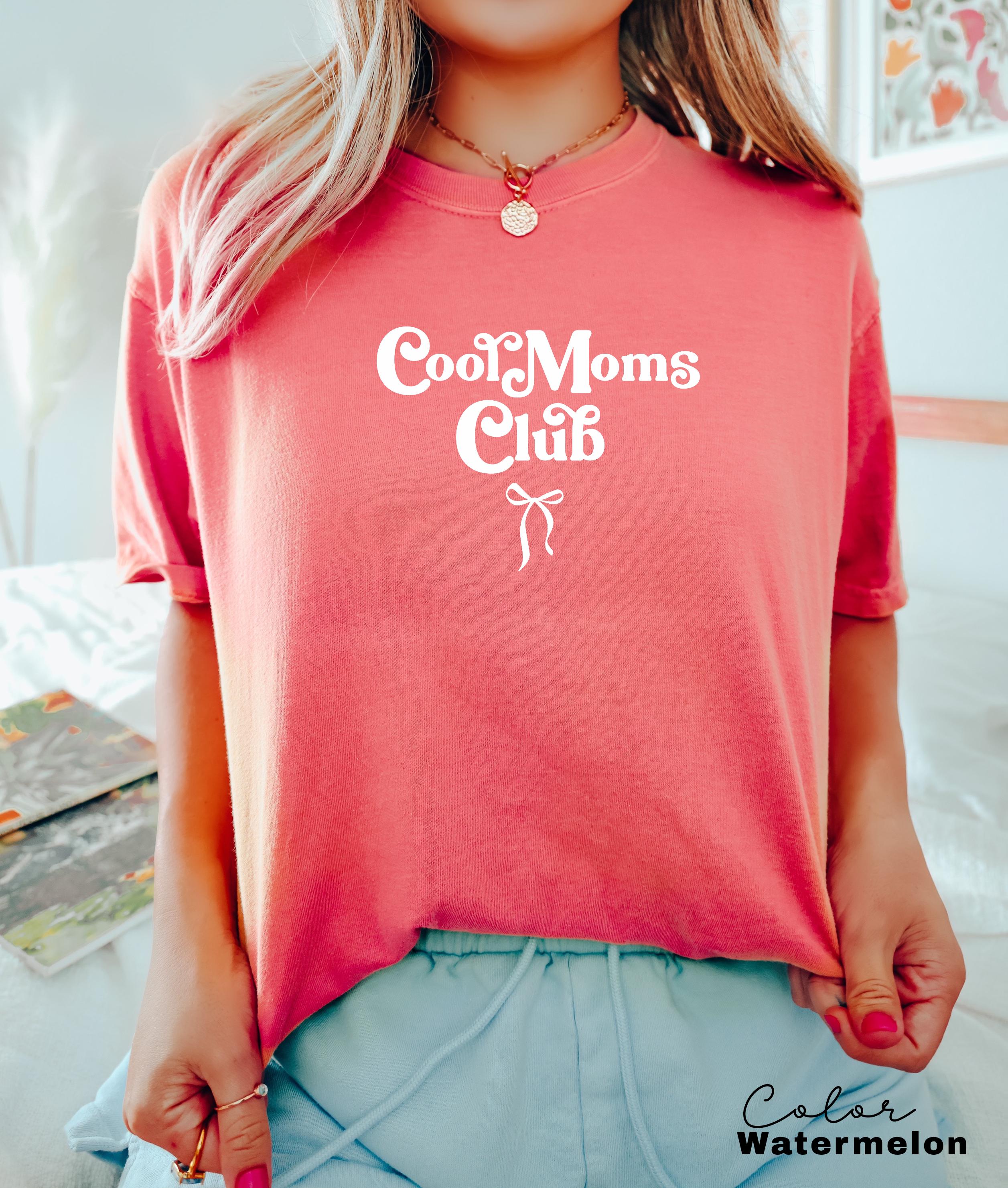 Cool Moms Club Comfort Colors Shirt, Funny Wife Shirt, Mom to be, Cool Mom Shirt, Gift for Him, Mothers Day Gift, Mother's Shirt, Mommy Tee