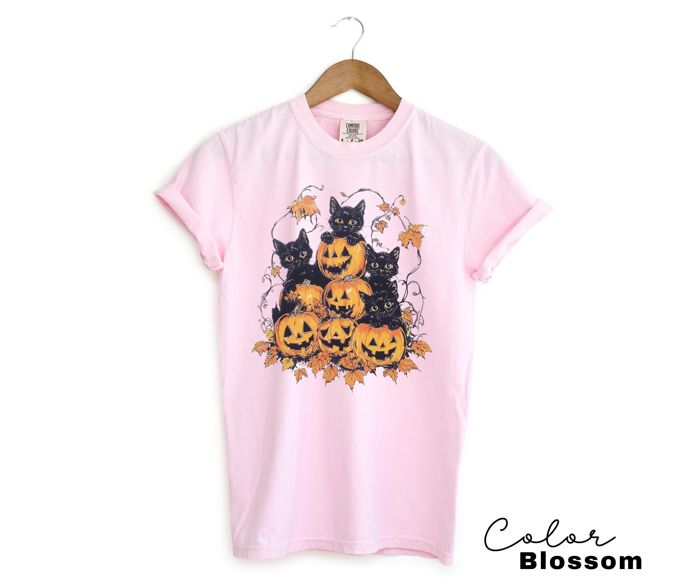 Spooky Cat Halloween Shirt, Vintage 90s Halloween Cat Shirt, Retro Cat Shirt, Halloween Shirt, Black Cat Halloween Tee, Spooky Season Shirt