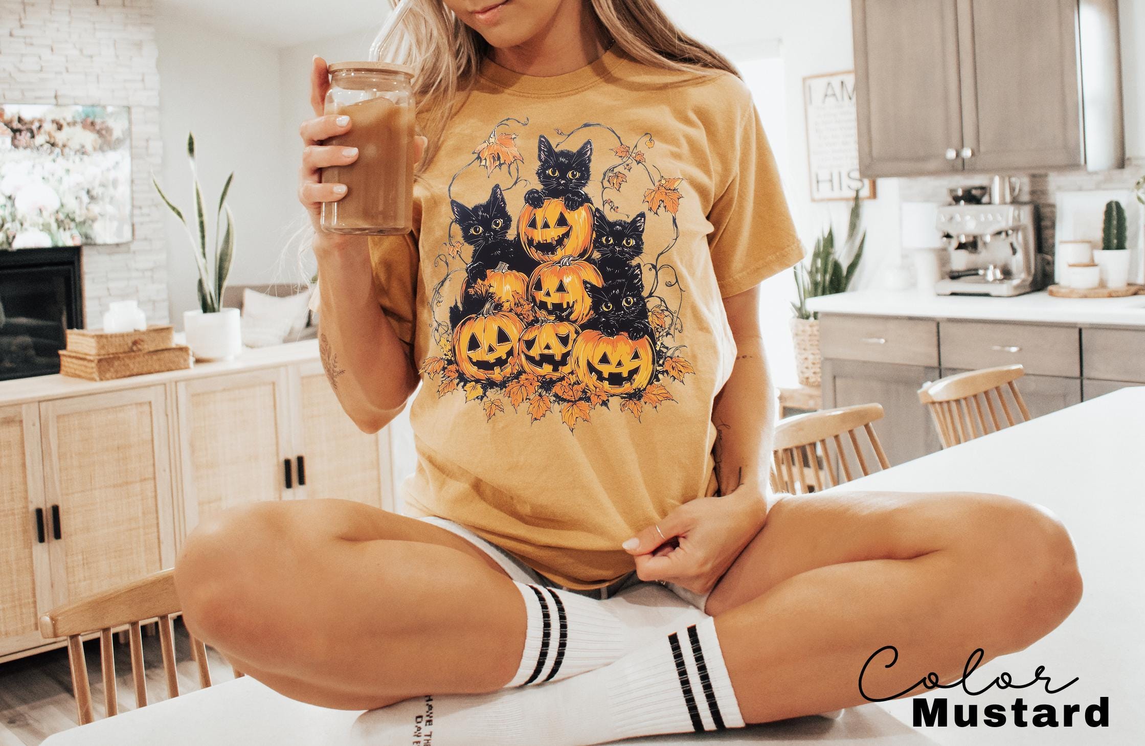 Spooky Cat Halloween Shirt, Vintage 90s Halloween Cat Shirt, Retro Cat Shirt, Halloween Shirt, Black Cat Halloween Tee, Spooky Season Shirt