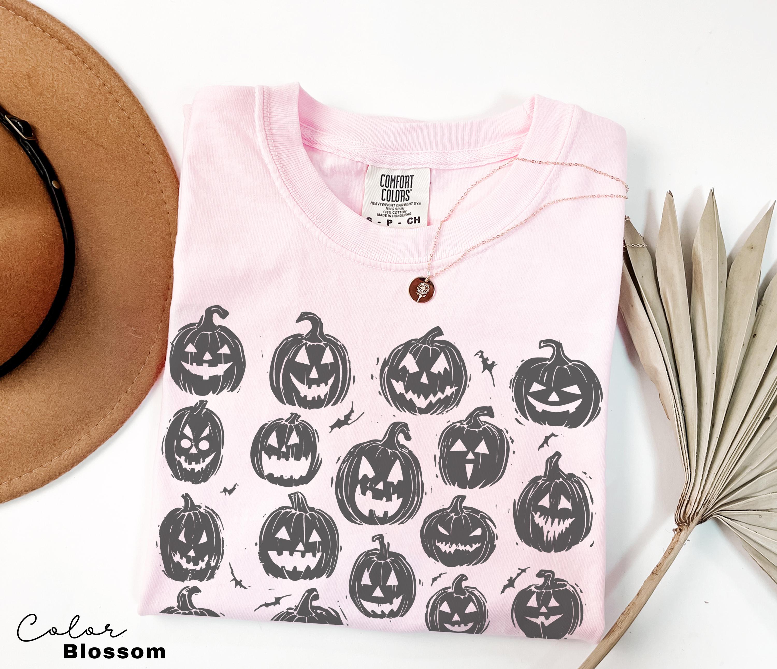Retro Halloween Jack O Lantern Pumpkin Shirt, 90s Halloween Shirt, Spooky Season, Halloween Tee, Pumpkin Shirt, Halloween Doodle Tee,