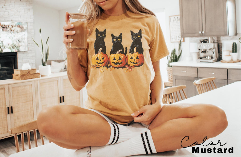 Spooky Cat Halloween Shirt, Vintage 90s Halloween Cat Shirt, Retro Cat Shirt, Halloween Shirt, Black Cat Halloween Tee, Spooky Season Shirt