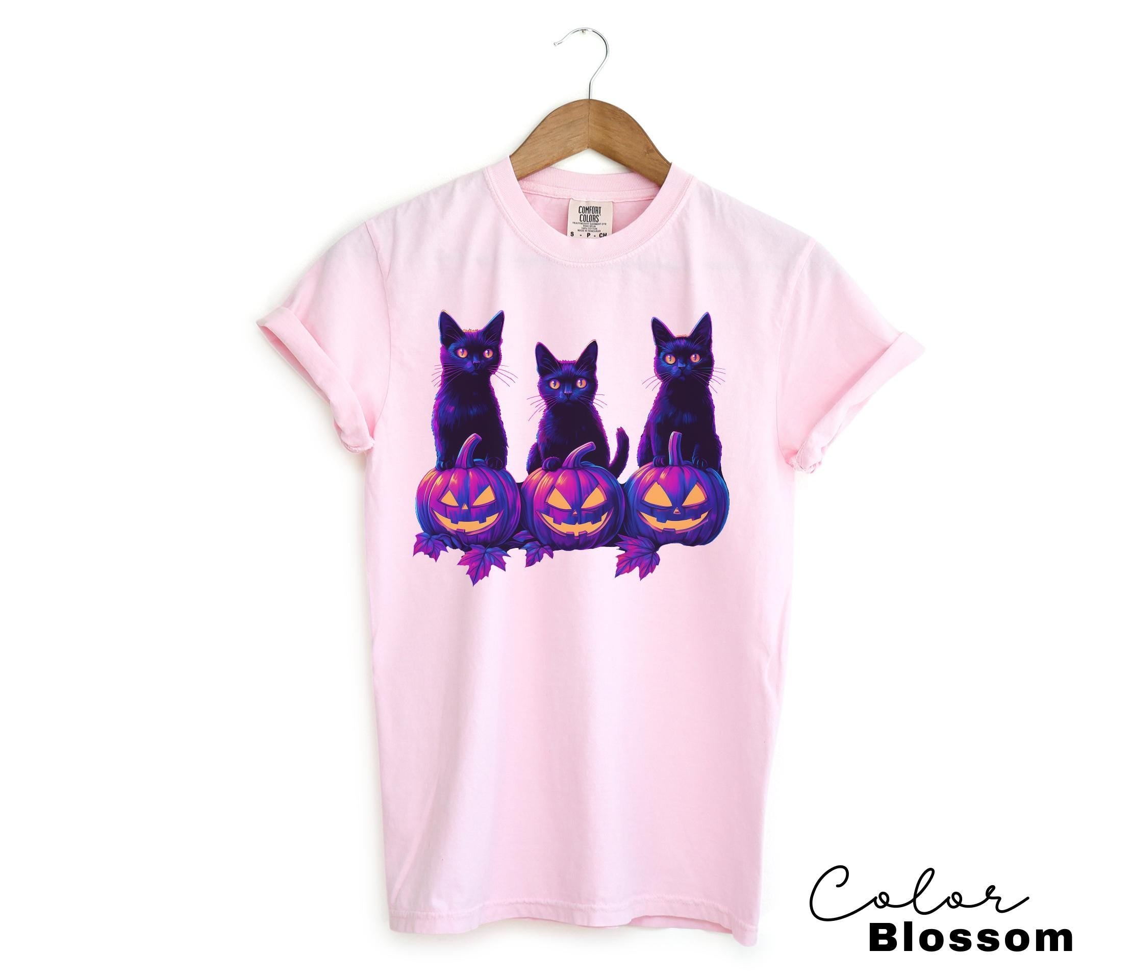 Spooky Cat Halloween Shirt, Vintage 90s Halloween Cat Shirt, Retro Cat Shirt, Halloween Shirt, Retro Halloween Tee, Spooky Season, Pumpkin