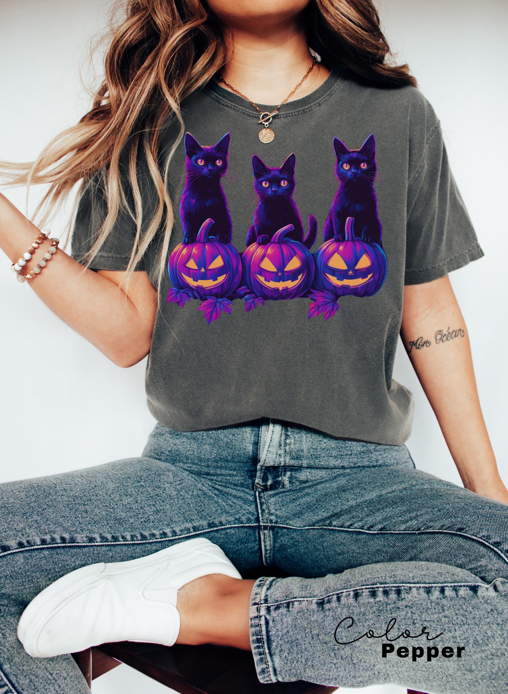 Spooky Cat Halloween Shirt, Vintage 90s Halloween Cat Shirt, Retro Cat Shirt, Halloween Shirt, Retro Halloween Tee, Spooky Season, Pumpkin