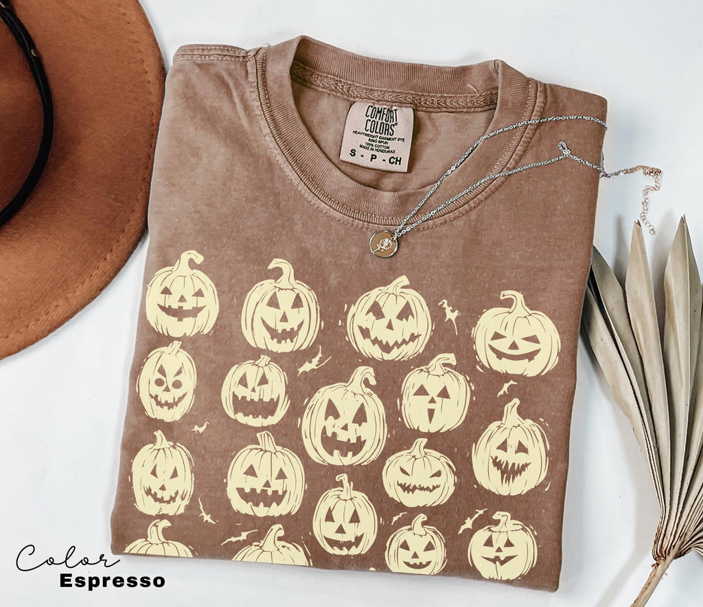 Retro Halloween Jack O Lantern Pumpkin Shirt, 90s Halloween Shirt, Spooky Season, Halloween Tee, Pumpkin Shirt, Halloween Doodle Tee,