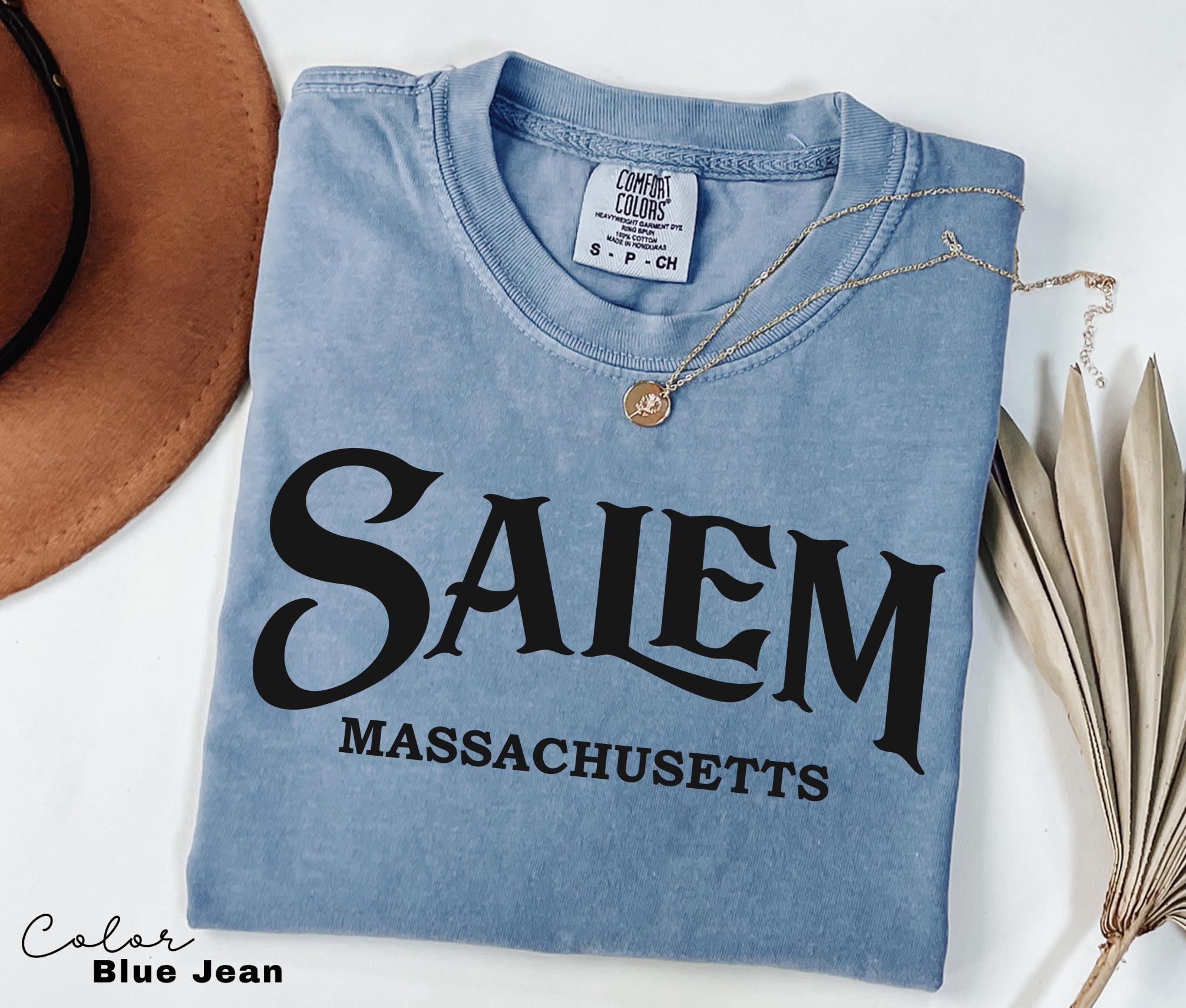 Salem Witch Halloween Shirt, Comfort Colors Salem Massachusetts Shirt, Salem Witch tshirt, Spooky Season, Girls Trip Salem
