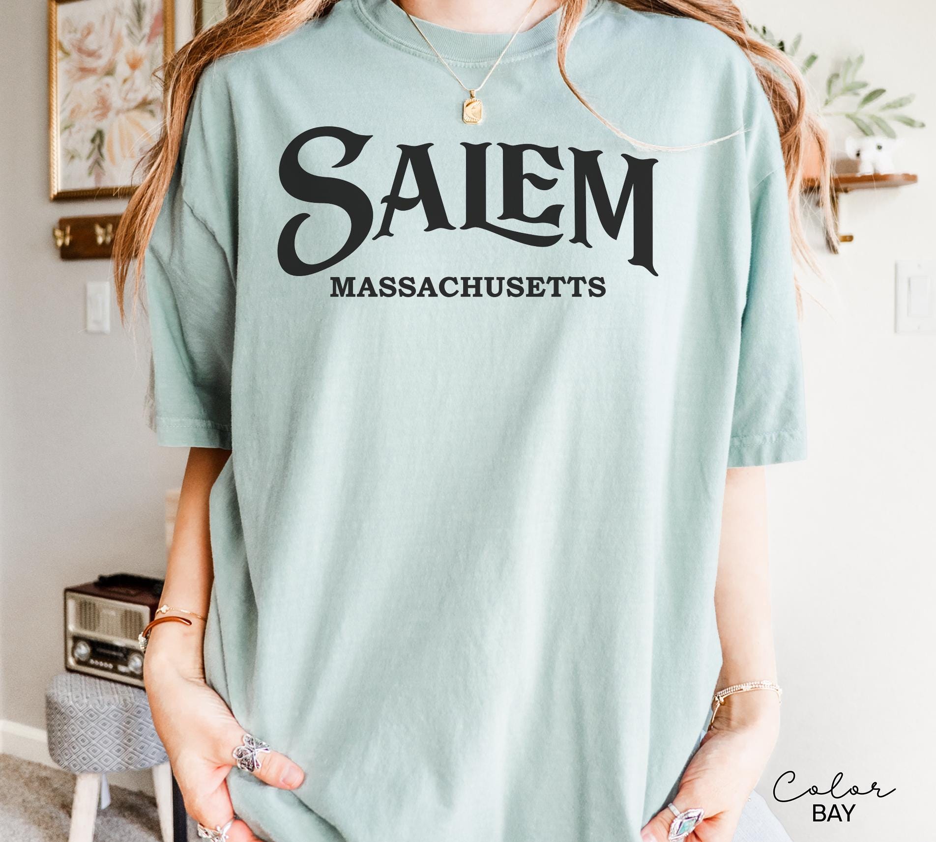 Salem Witch Halloween Shirt, Comfort Colors Salem Massachusetts Shirt, Salem Witch tshirt, Spooky Season, Girls Trip Salem