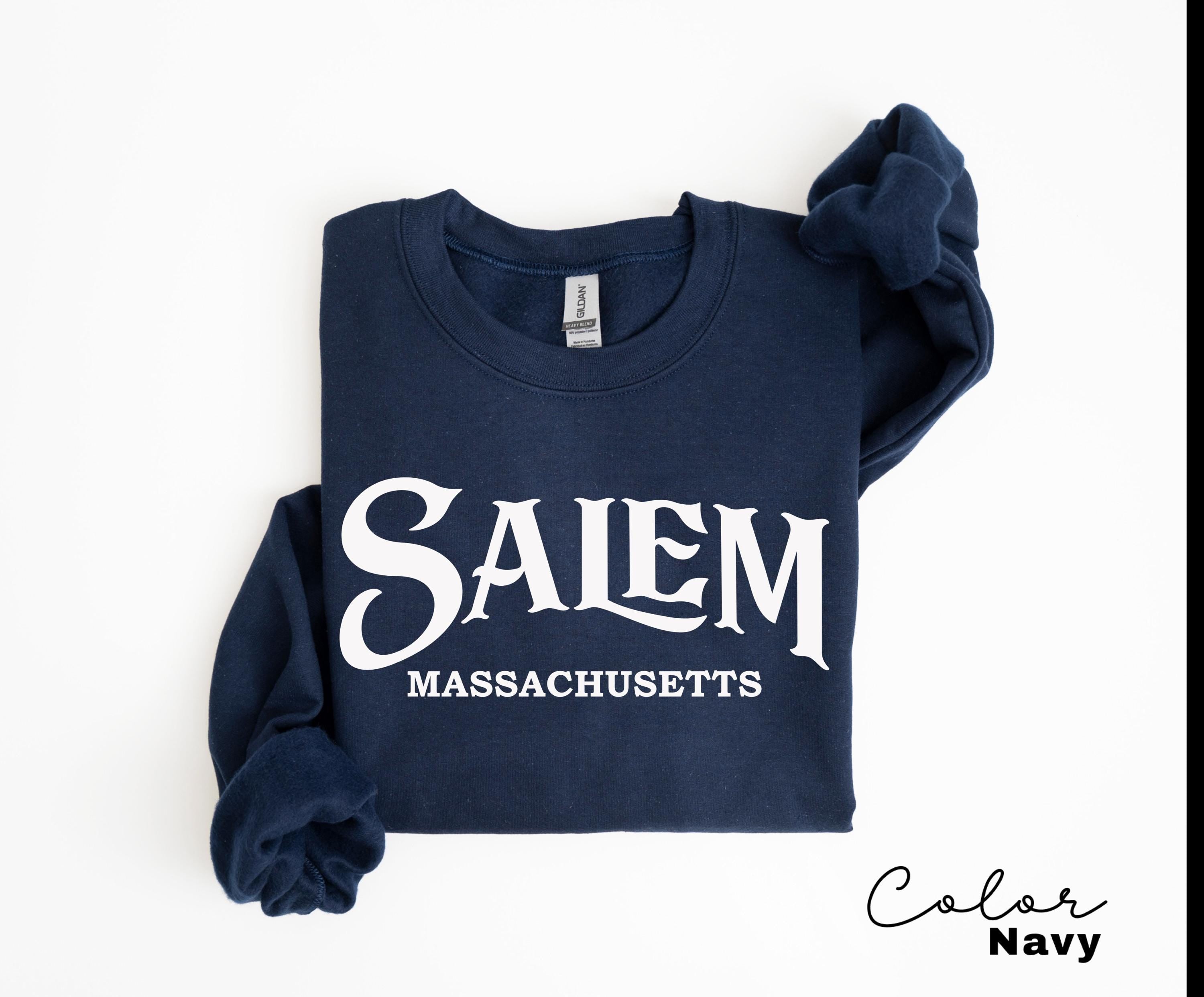 Salem Witch Halloween Sweatshirt, Salem Massachusetts, Preppy Crewneck, Spooky Season, Halloween Witch, Girls Trip Salem