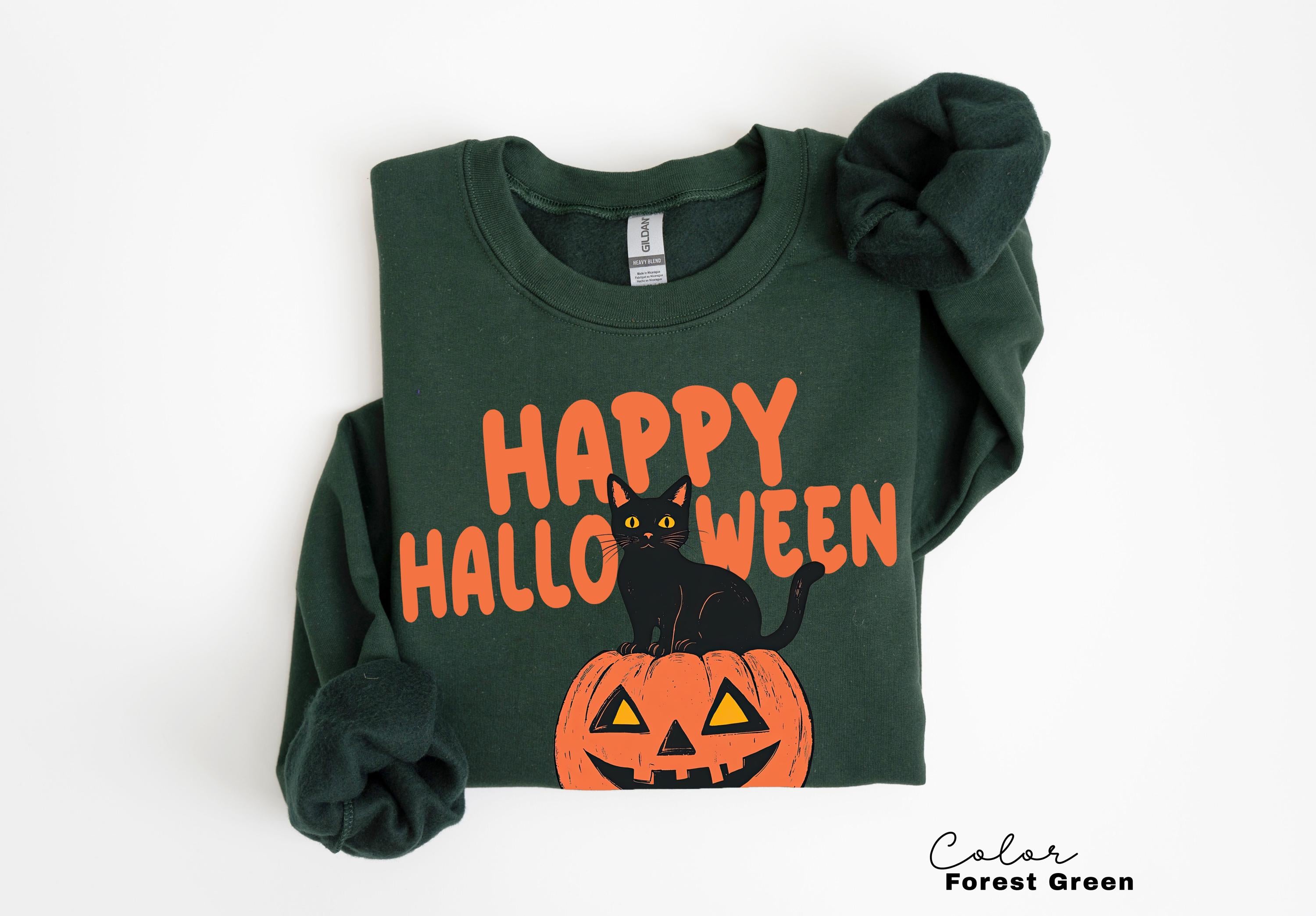 90s Halloween Cat Retro Shirt, Spooky Cat Halloween Shirt, Halloween Shirt, Black Cat Halloween Tee, Spooky Season Shirt, Pumpkin Shirt