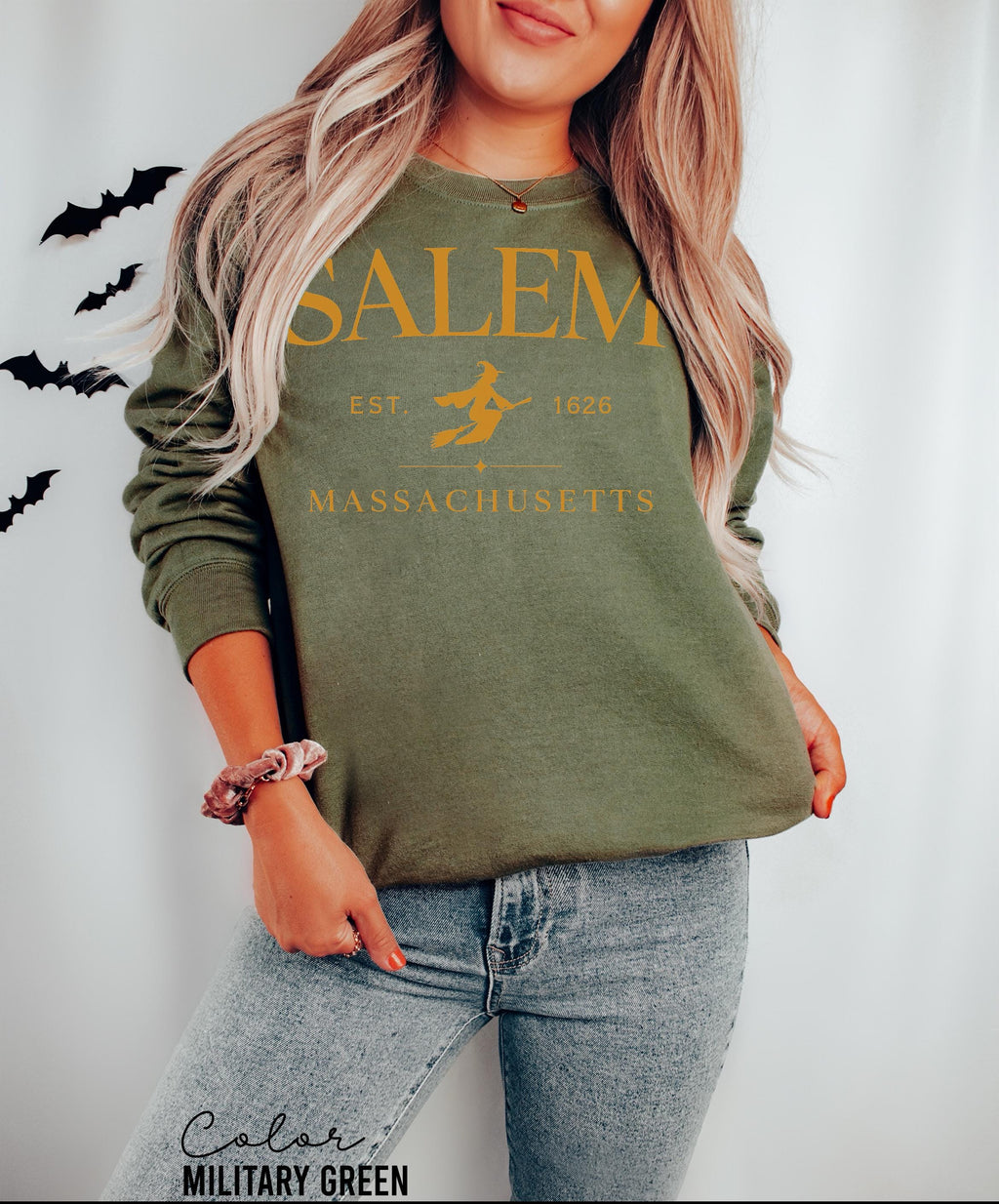 Salem Witch Sweatshirt, Halloween Sweatshirt, Salem Witches Shirt, 1692, Spooky Season, Fall Sweatshirt, Salem Massachusetts Sweatshirt