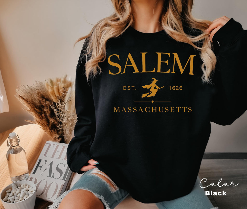 Salem Witch Sweatshirt, Halloween Sweatshirt, Salem Witches Shirt, 1692, Spooky Season, Fall Sweatshirt, Salem Massachusetts Sweatshirt