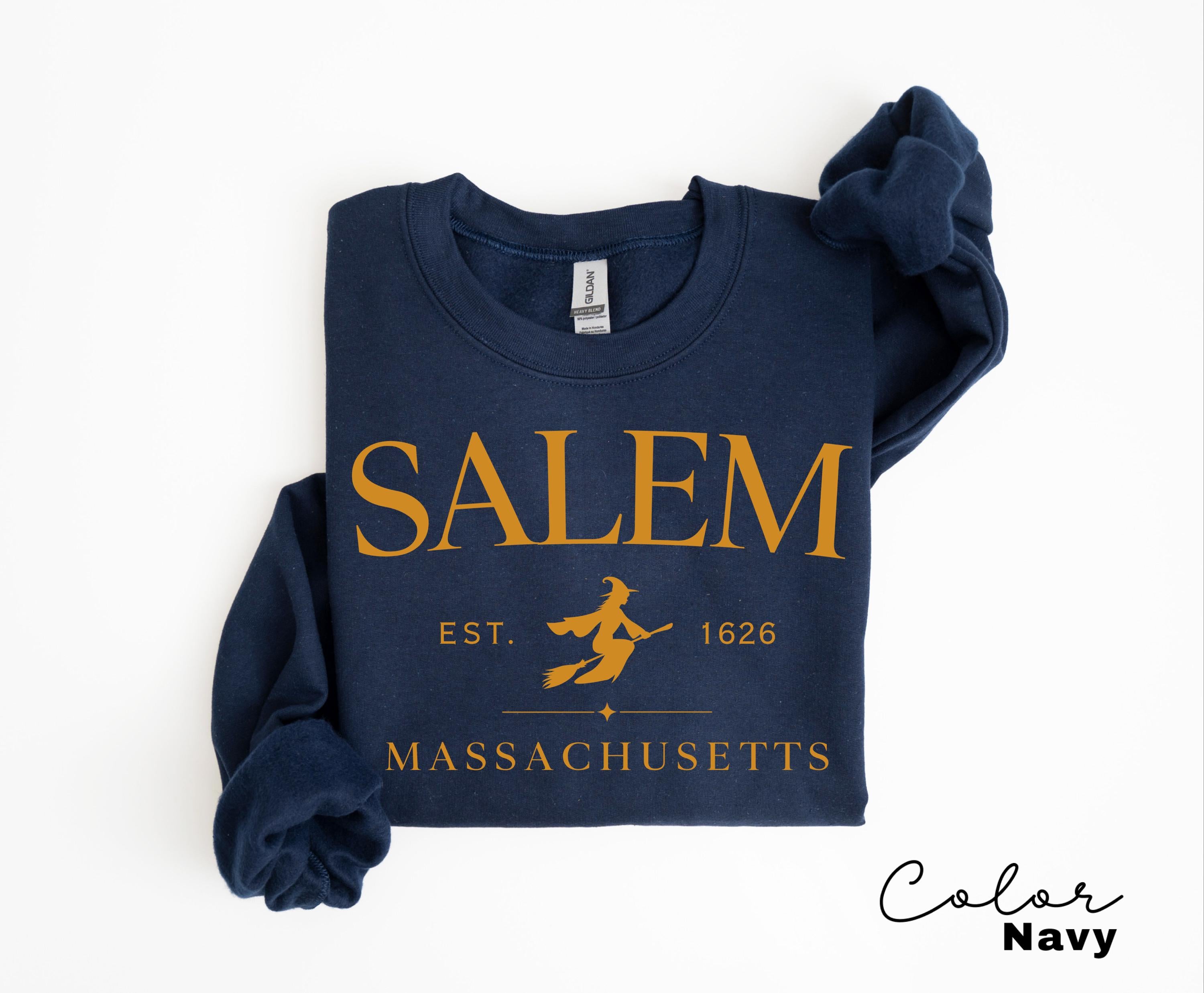 Salem Witch Sweatshirt, Halloween Sweatshirt, Salem Witches Shirt, 1692, Spooky Season, Fall Sweatshirt, Salem Massachusetts Sweatshirt