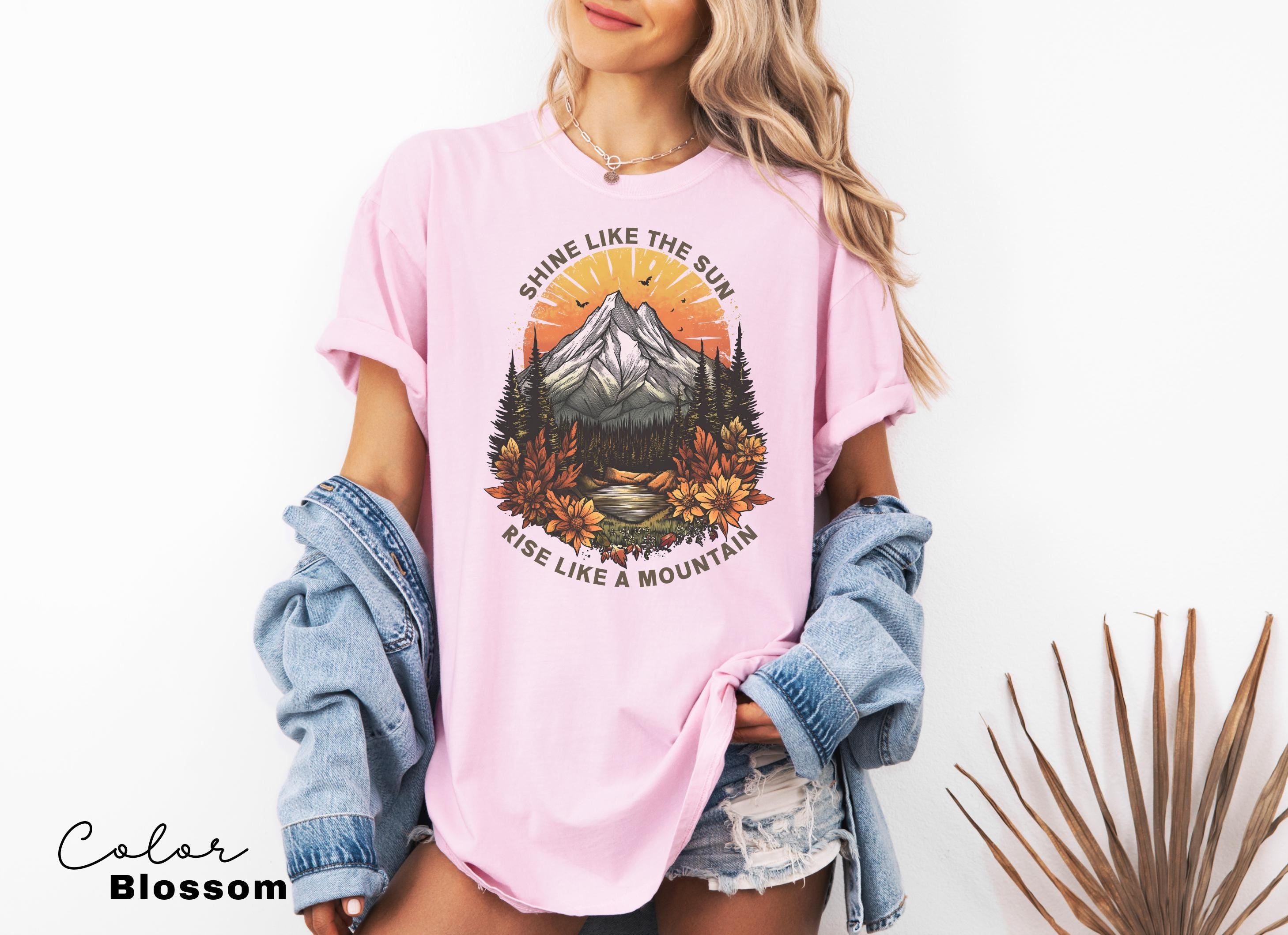 Mountain Nature Shirt, Nature Shirt, Comfort Colors, Mountain Shirt, Nature Hiking Shirt, Outdoor Lover Shirt, National Parks,boho nature