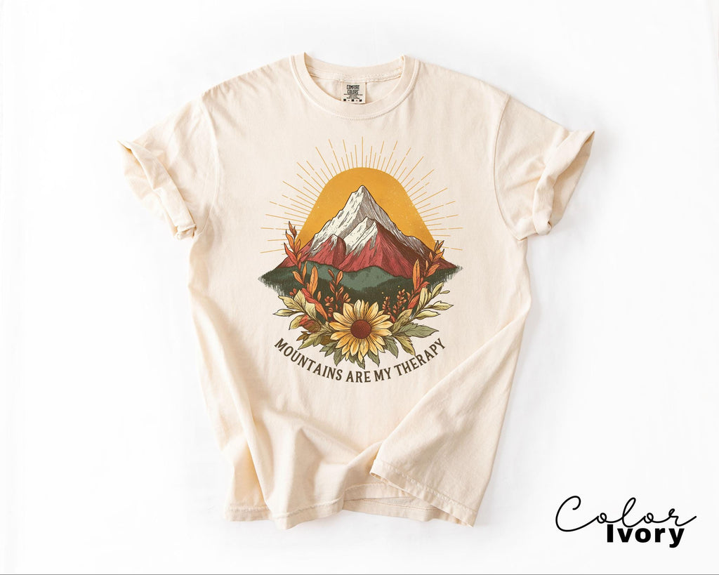Mountain Nature Shirt, Nature Shirt, Comfort Colors, Mountain Shirt, Nature Hiking Shirt, Outdoor Lover Shirt, National Parks,boho nature