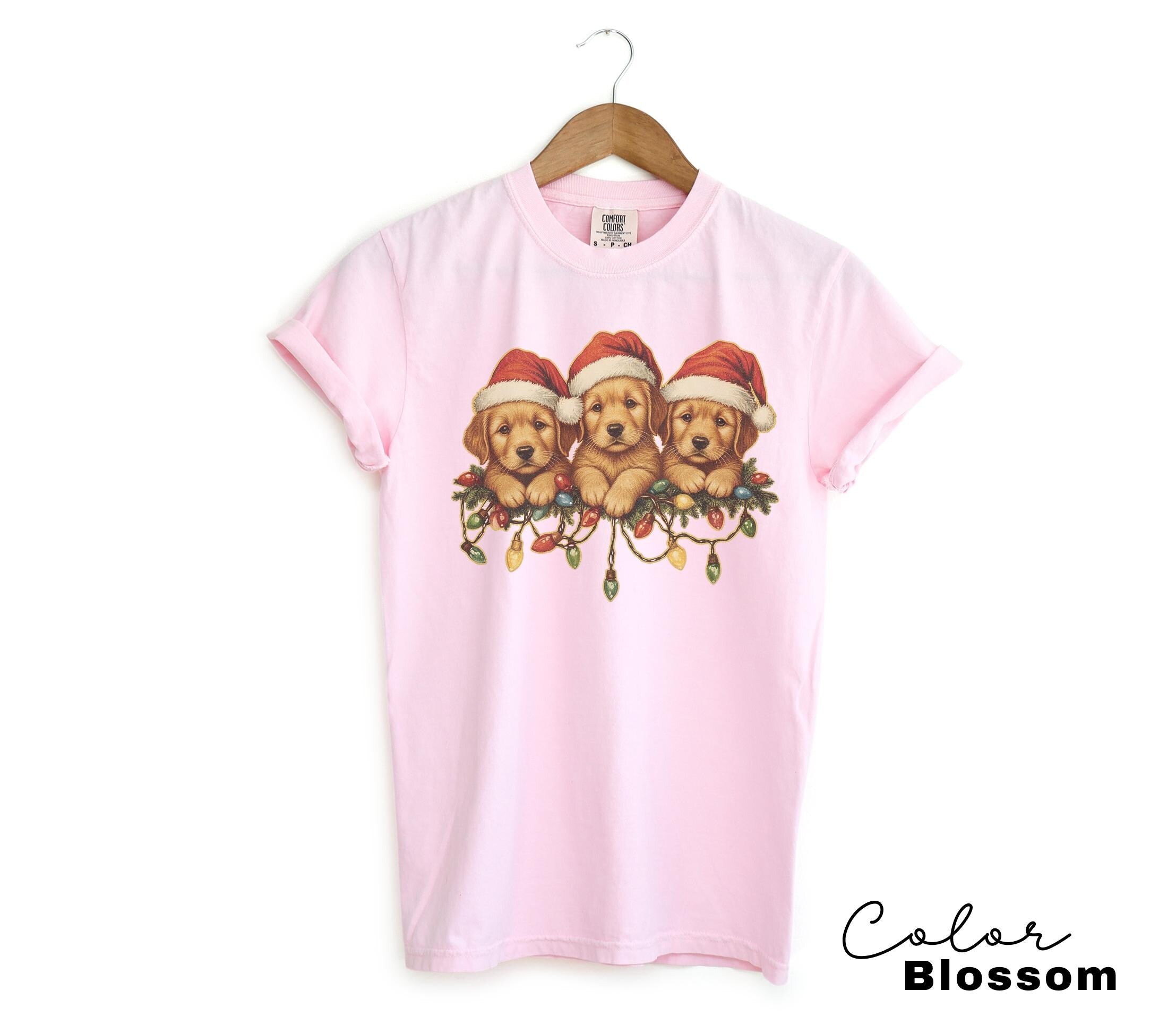 Retro Christmas Dog Shirt, Dog Owner Christmas Gift, Comfort Colors T-Shirt, Dog Christmas Shirt, Christmas Shirt, Holiday Shirt, Dog Gift