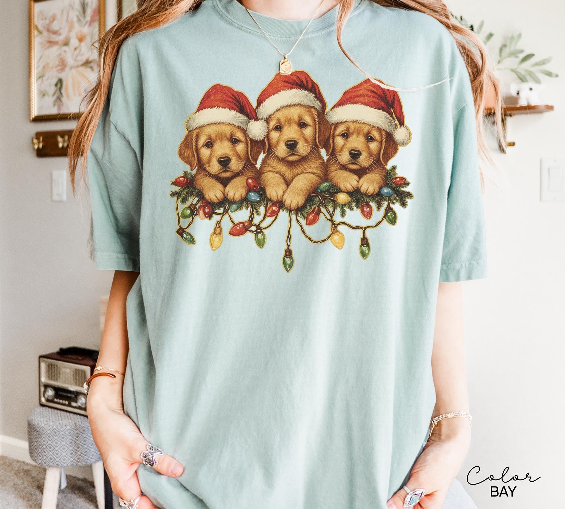 Retro Christmas Dog Shirt, Dog Owner Christmas Gift, Comfort Colors T-Shirt, Dog Christmas Shirt, Christmas Shirt, Holiday Shirt, Dog Gift