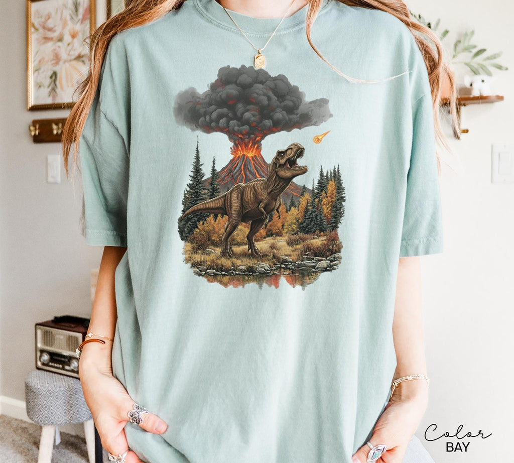 Vintage Jurassic Dinosaur 90s Graphic T-Shirt, Retro T-Rex Tee