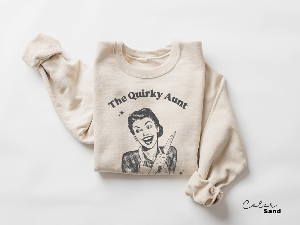 Funny Aunt Shirt, Quirky Aunt Sweatshirt, Pregnancy Reveal to Sister, Auntie Shirt Cool Aunt, Sarcastic Funny, Unhinged