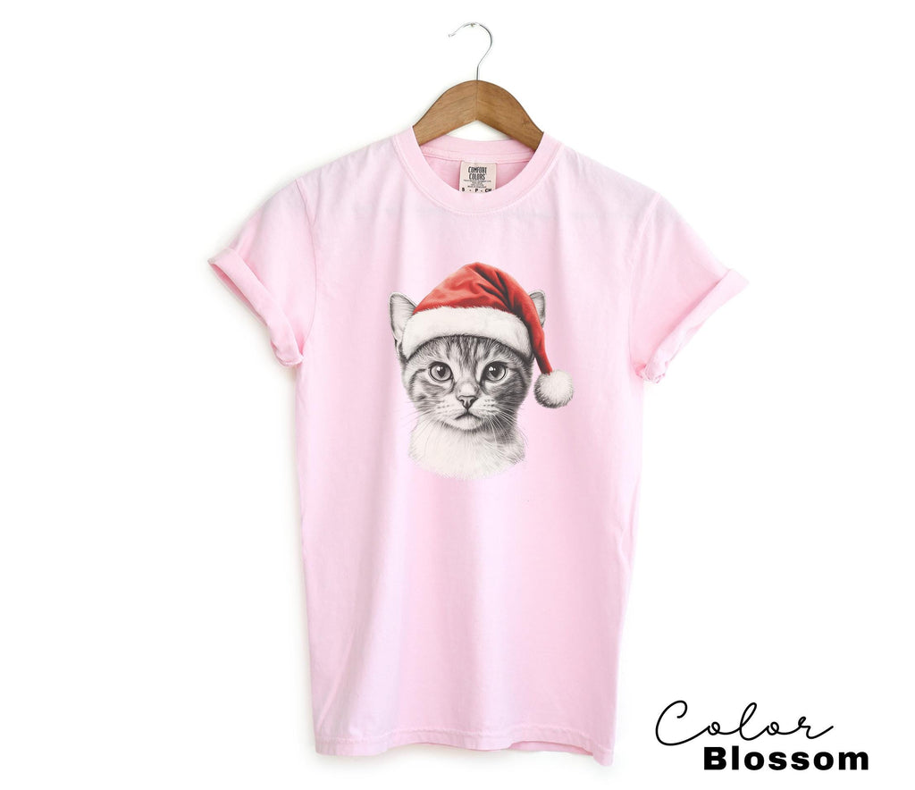Retro 90's Cat Christmas Shirt, Kitten Christmas Shirt, Retro Christmas Cat Shirt, Winter Tee, Cottagecore, Cat Lover Gift